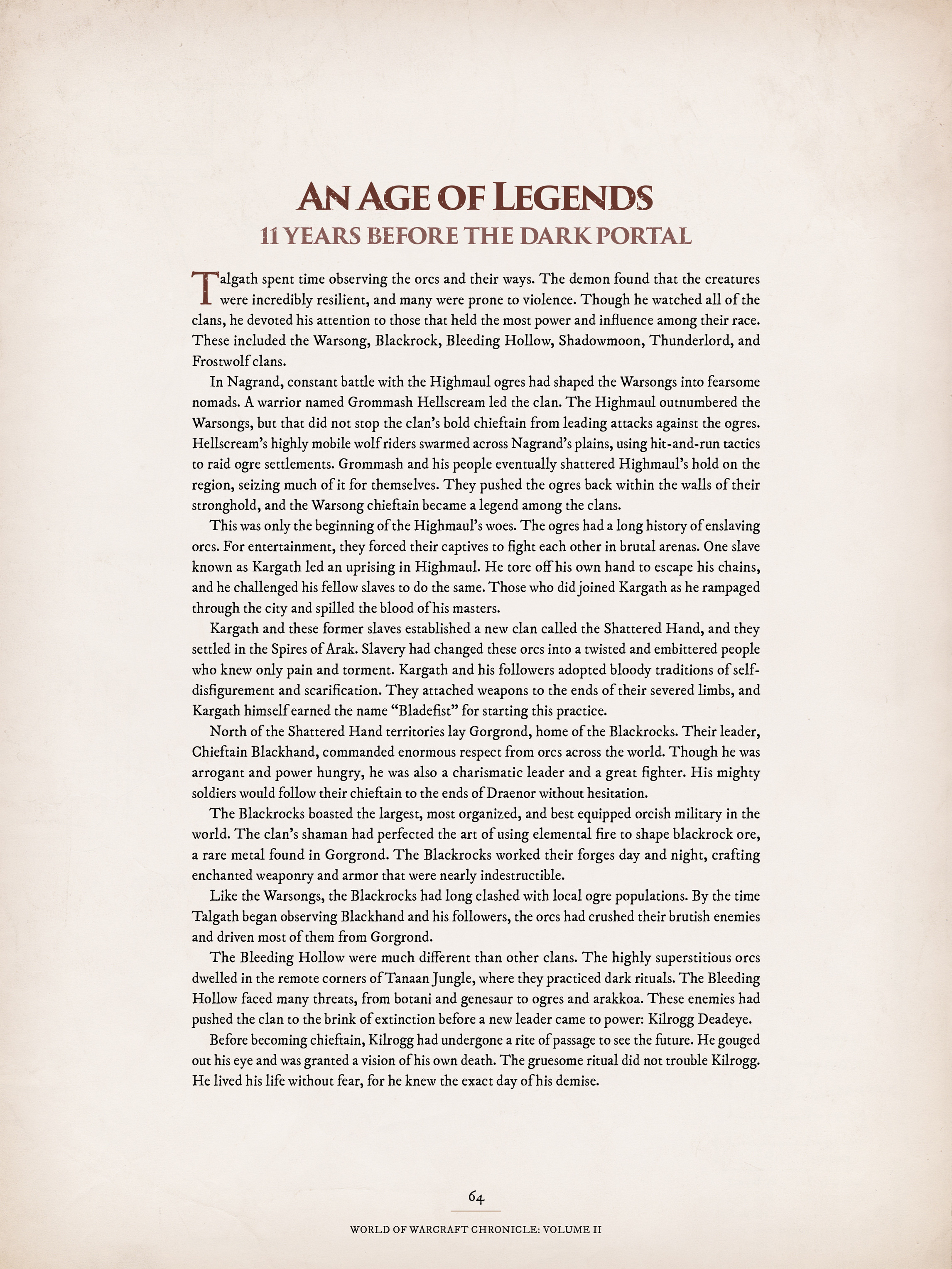 Read online World of Warcraft Chronicle Vol. 2 comic -  Issue # Full - 63
