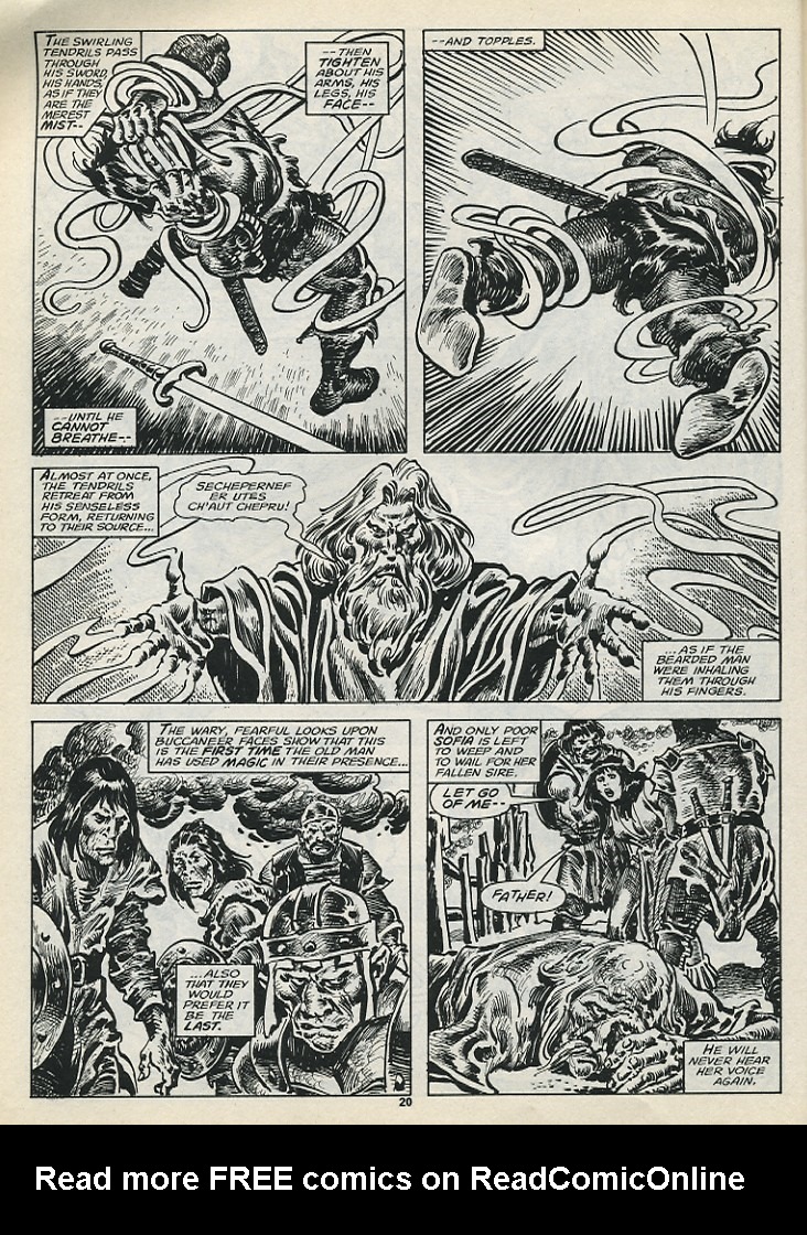 Read online The Savage Sword Of Conan comic -  Issue #199 - 22