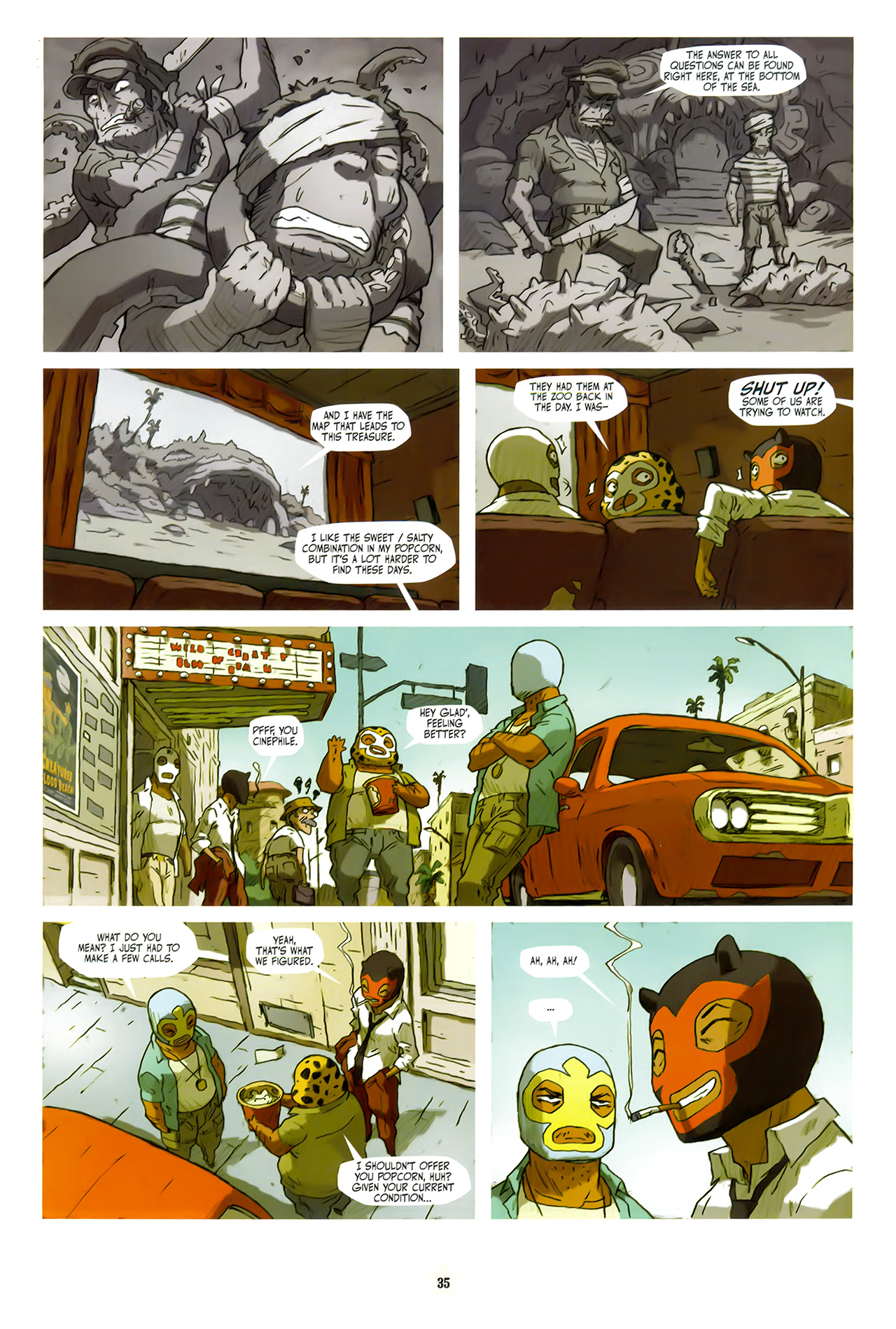 Read online Lucha Libre comic -  Issue #6 - 37