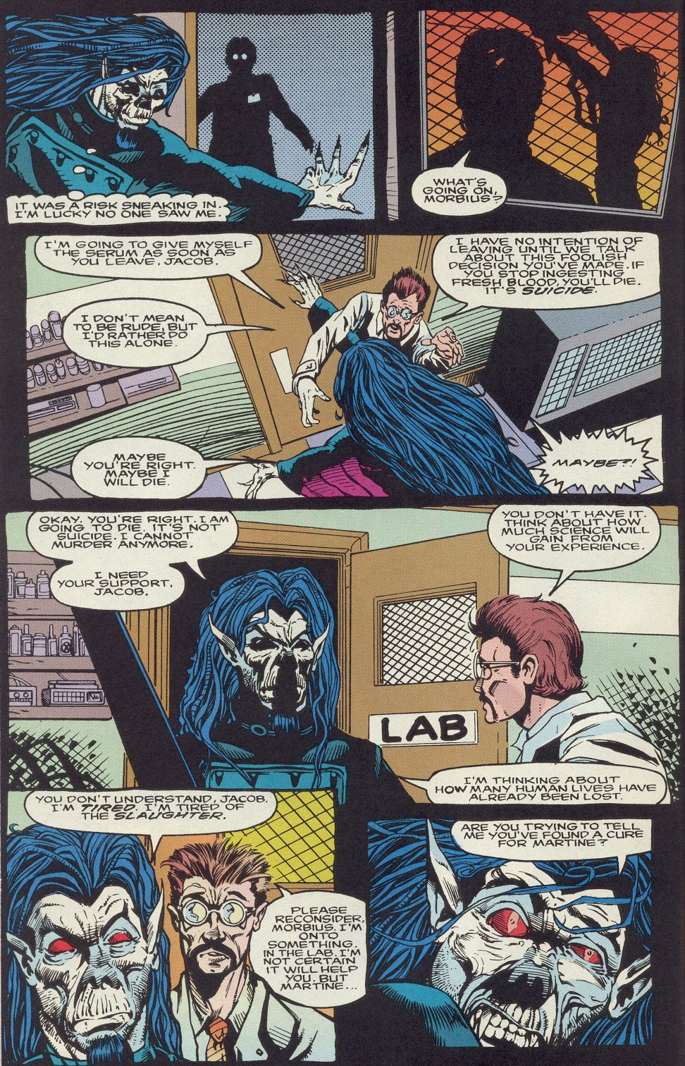 Read online Morbius: The Living Vampire (1992) comic -  Issue #28 - 8