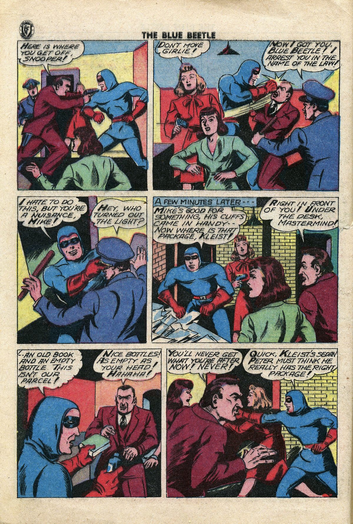 Read online The Blue Beetle comic -  Issue #34 - 7