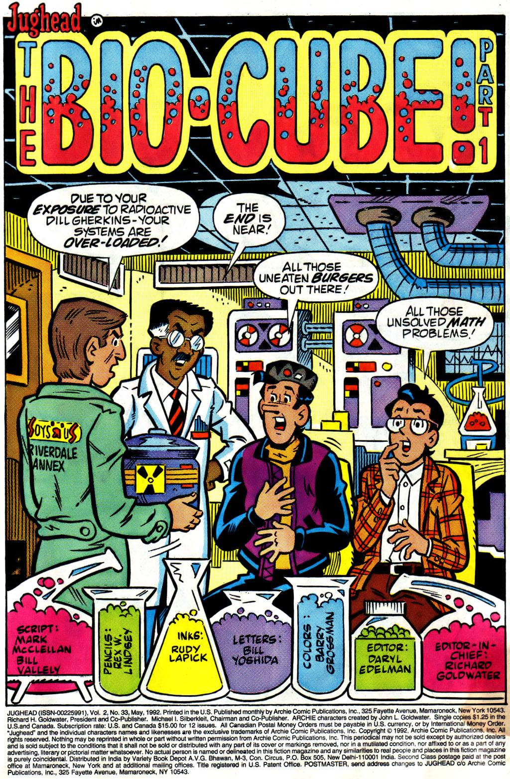 Read online Jughead (1987) comic -  Issue #33 - 2