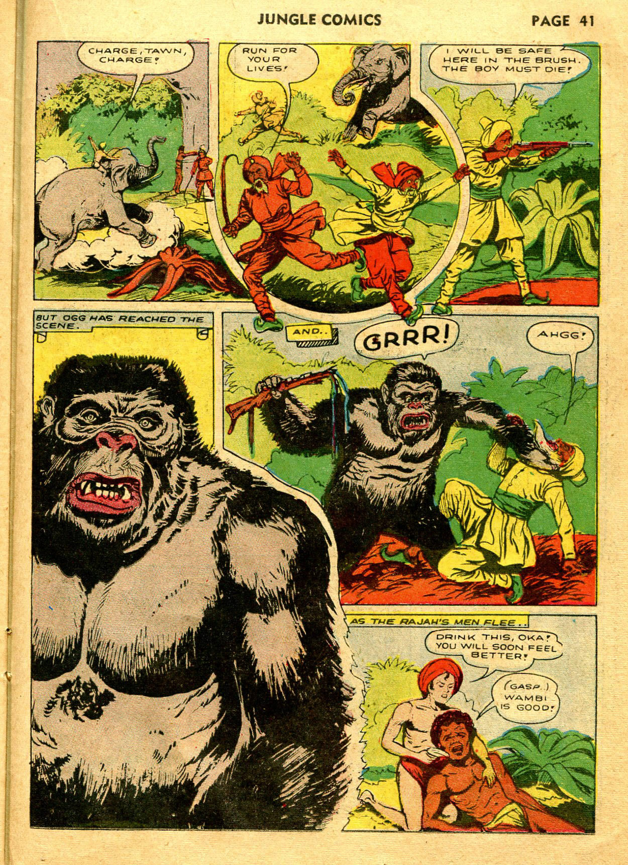 Read online Jungle Comics comic -  Issue #33 - 43