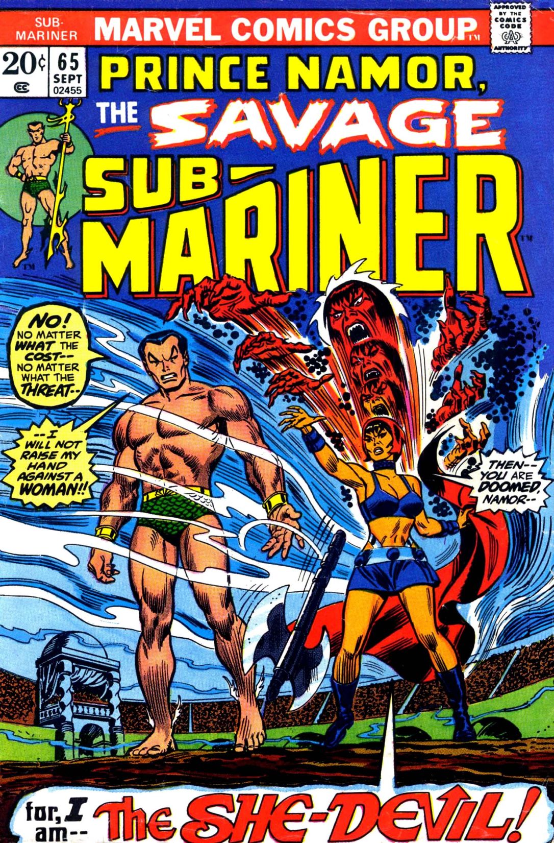 Read online The Sub-Mariner comic -  Issue #65 - 1