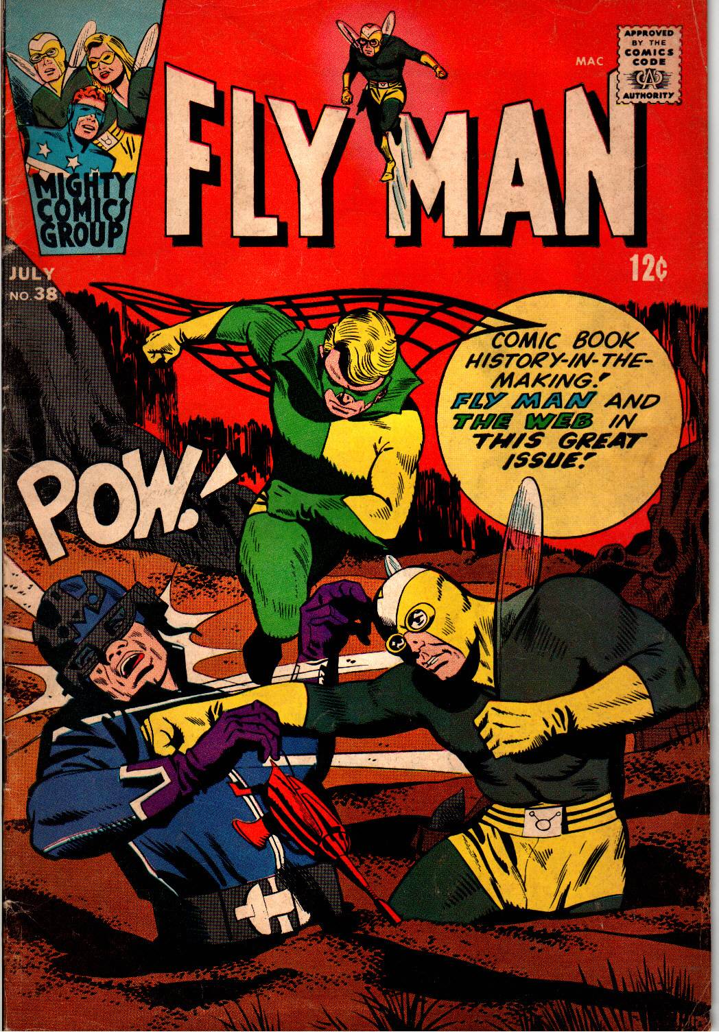Read online Fly Man comic -  Issue #38 - 1
