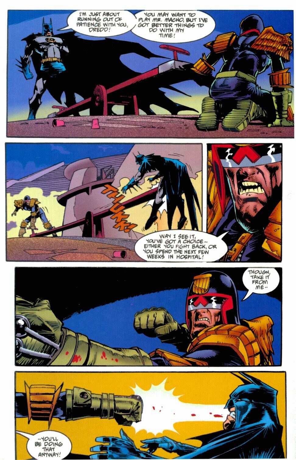Read online Batman/Judge Dredd: Vendetta in Gotham comic -  Issue # Full - 15