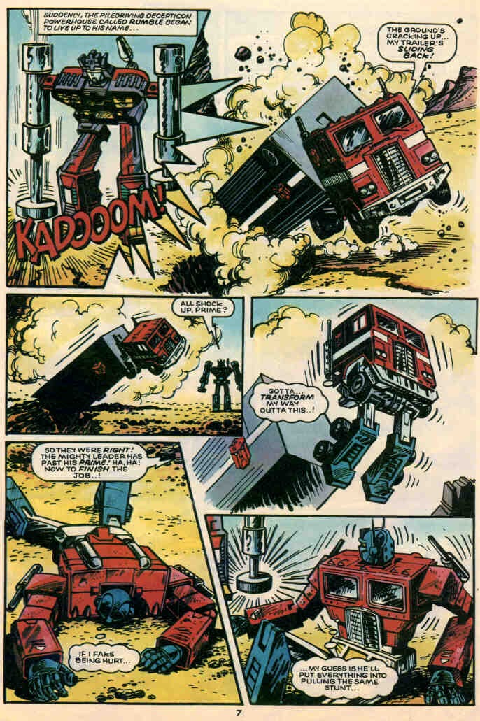 Read online The Transformers (UK) comic -  Issue #44 - 6