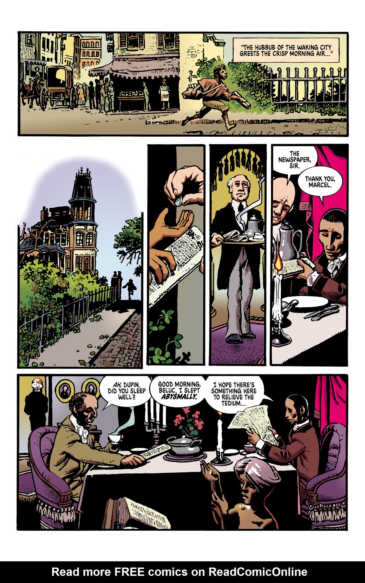 Read online Edgar Allan Poe's Morella and the Murders in the Rue Morgue comic -  Issue # Full - 14