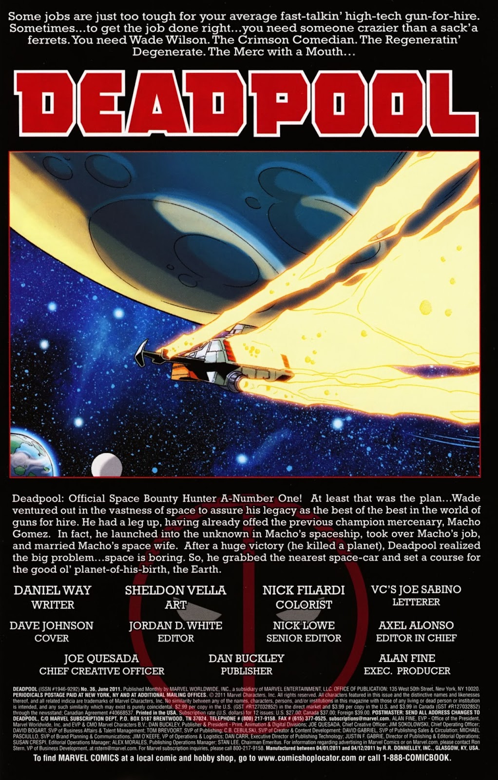 Read online Deadpool (2008) comic -  Issue #36 - 2
