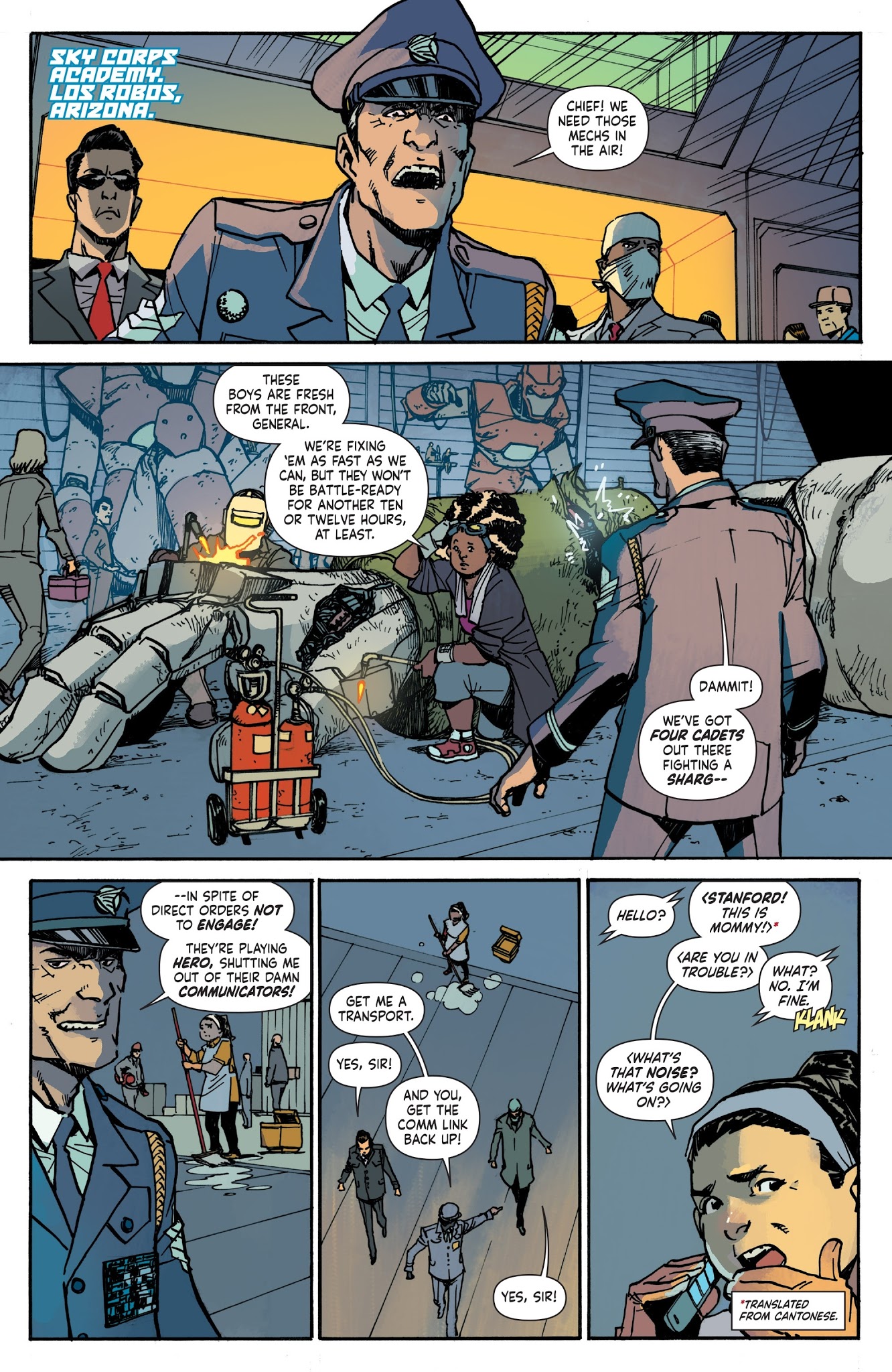 Read online Mech Cadet Yu comic -  Issue #4 - 3