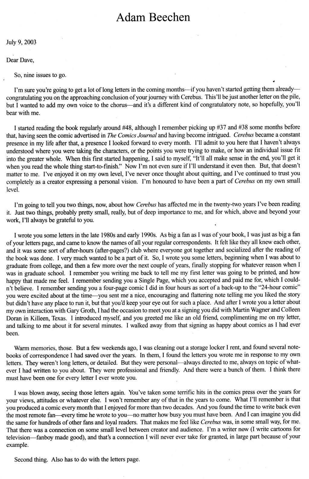 Read online Cerebus comic -  Issue #300 - 30