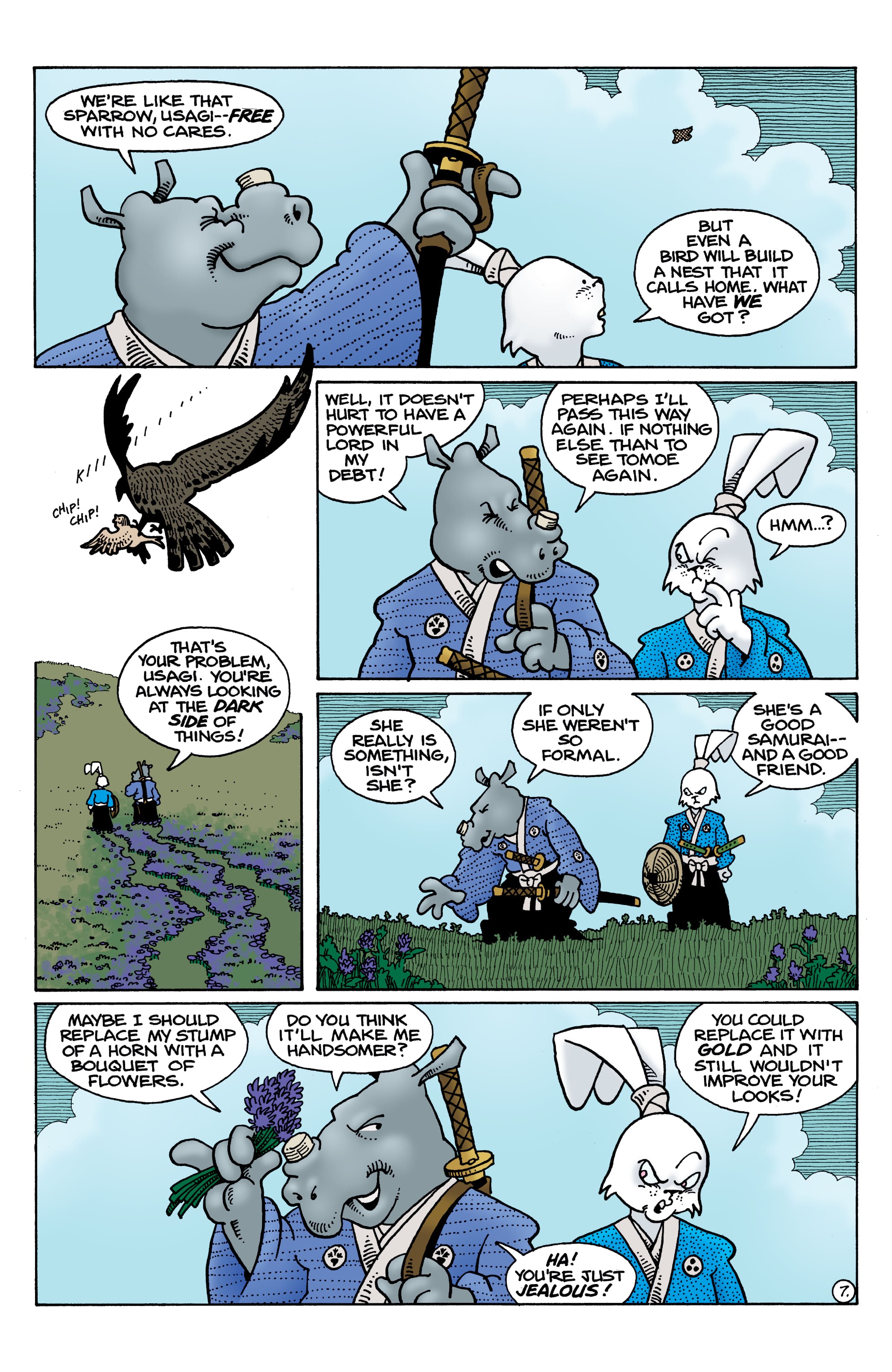Read online Usagi Yojimbo: The Dragon Bellow Conspiracy comic -  Issue #6 - 9