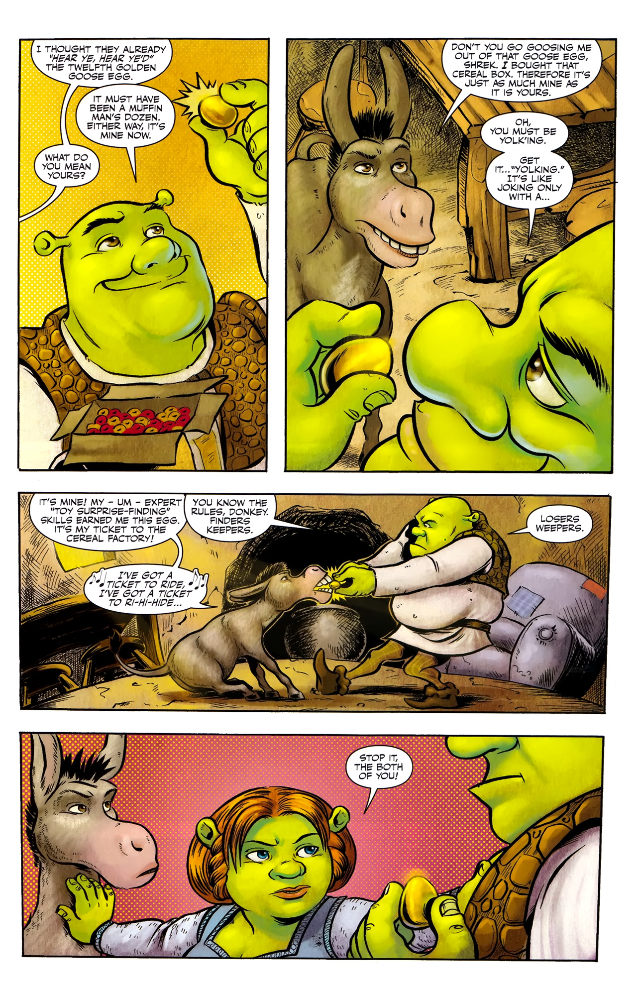 Read online Shrek (2010) comic -  Issue #1 - 5