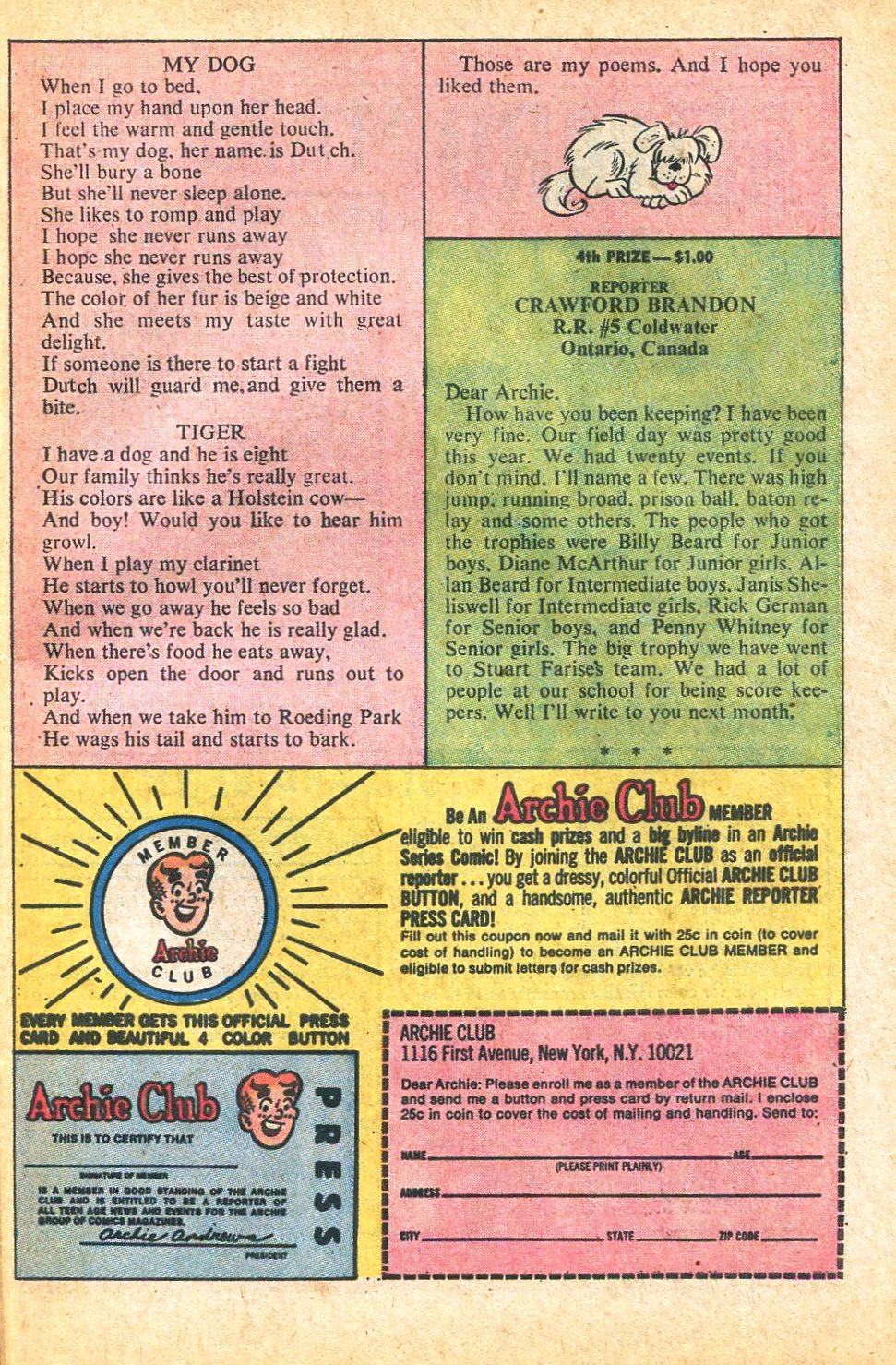 Read online Reggie and Me (1966) comic -  Issue #60 - 43