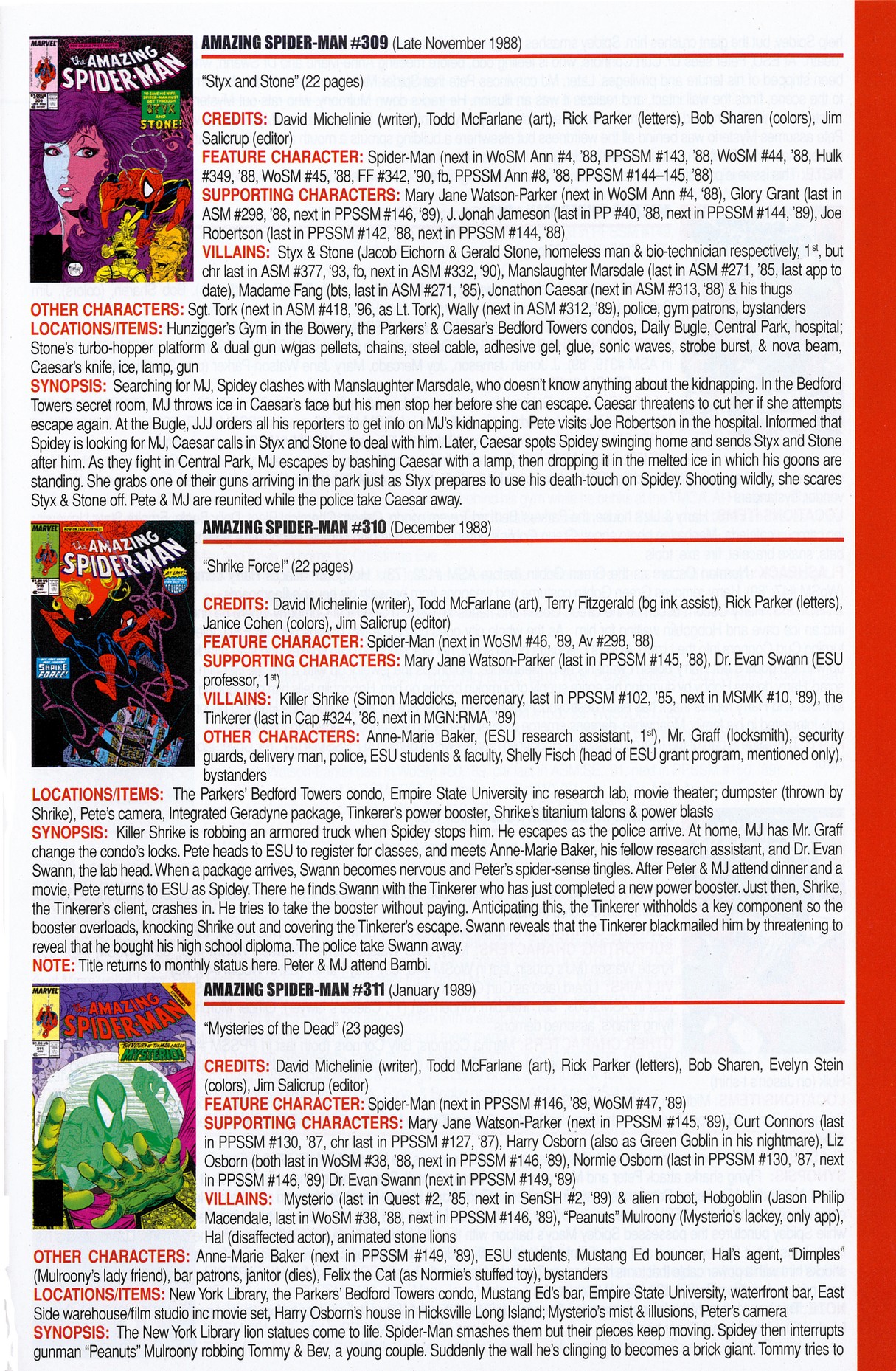 Read online Official Index to the Marvel Universe comic -  Issue #7 - 15