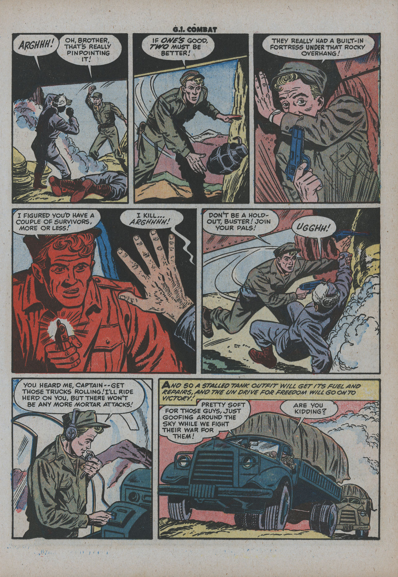 Read online G.I. Combat (1952) comic -  Issue #7 - 18