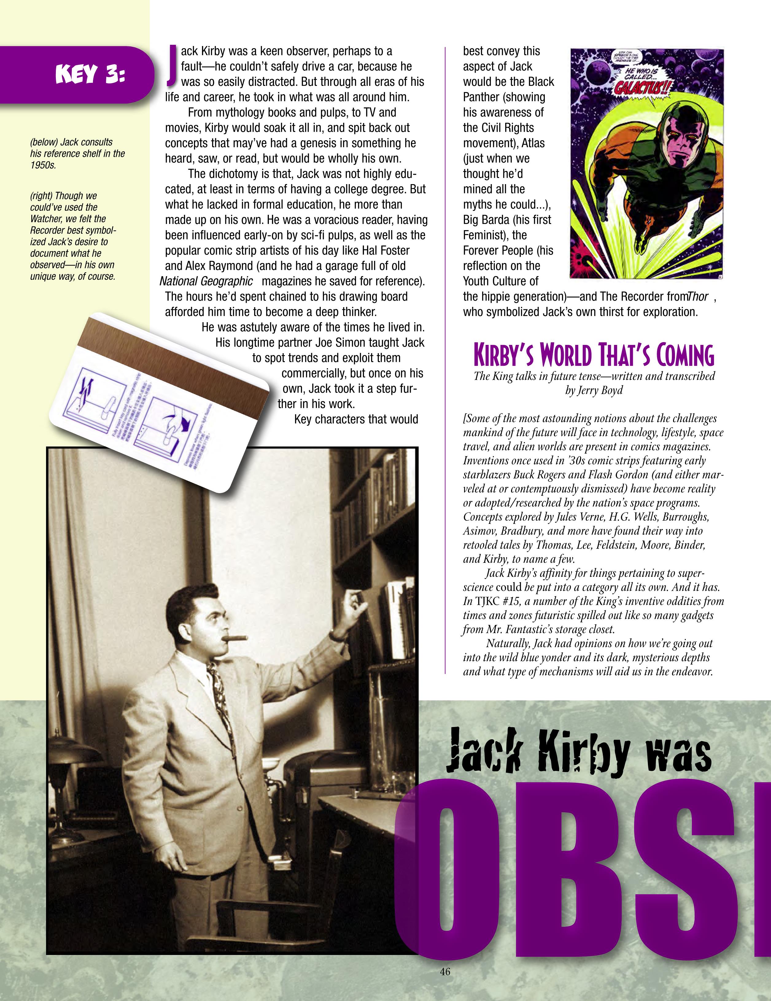 Read online The Jack Kirby Collector comic -  Issue #68 - 48