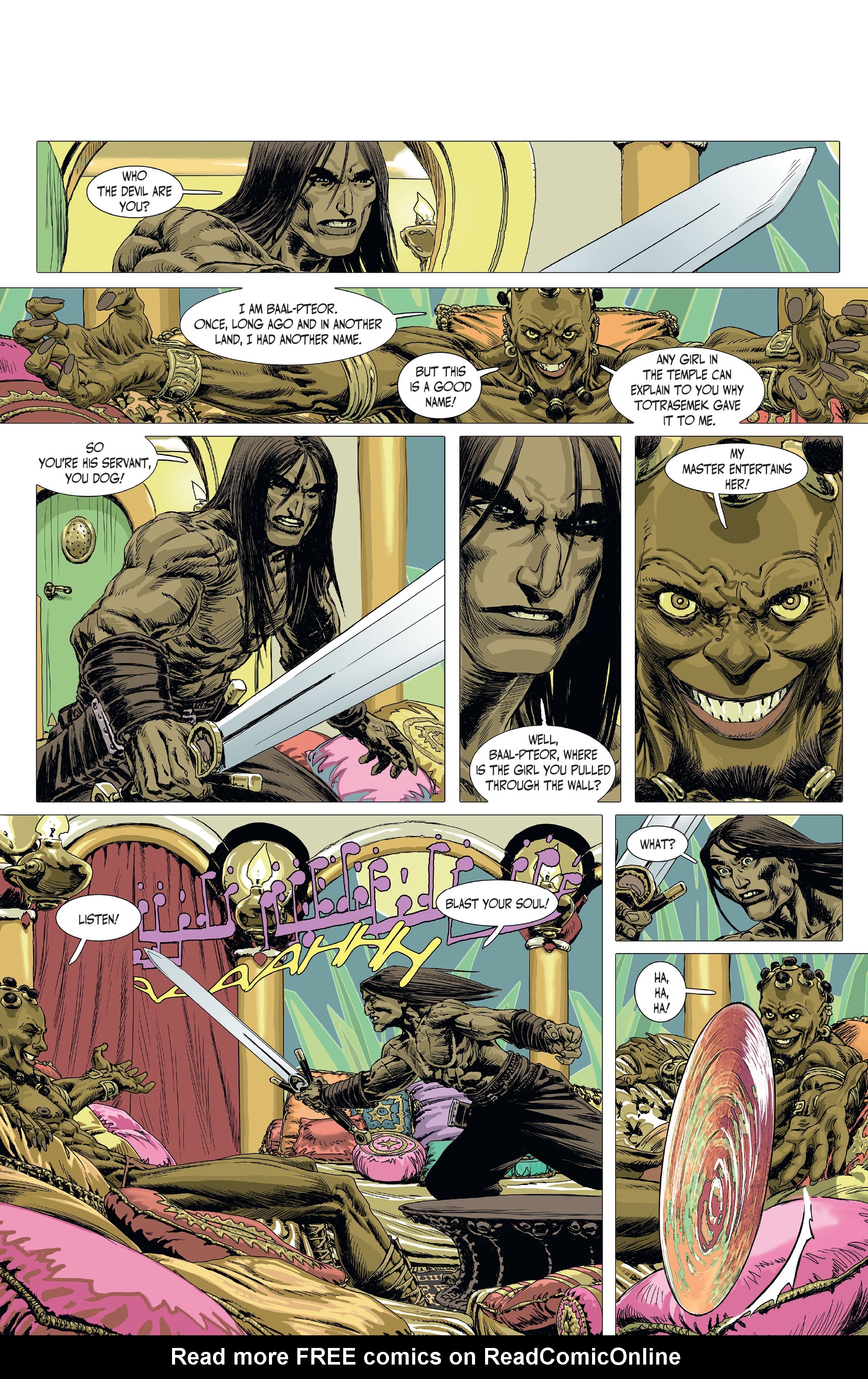 Read online The Cimmerian: The Man-Eaters Of Zamboula comic -  Issue #2 - 10