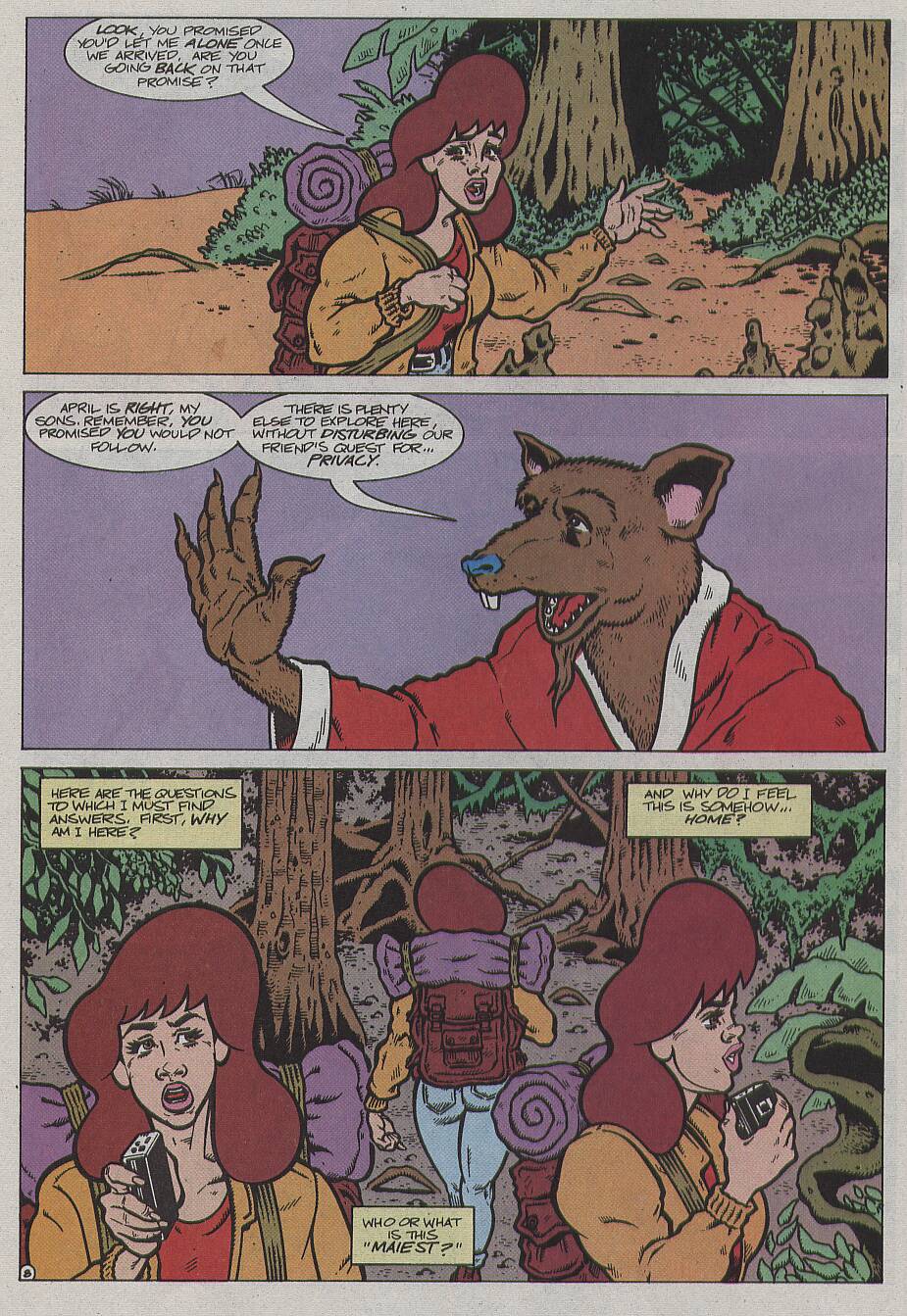 Read online Teenage Mutant Ninja Turtles Presents: April O'Neil (May East Saga) comic -  Issue #1 - 9