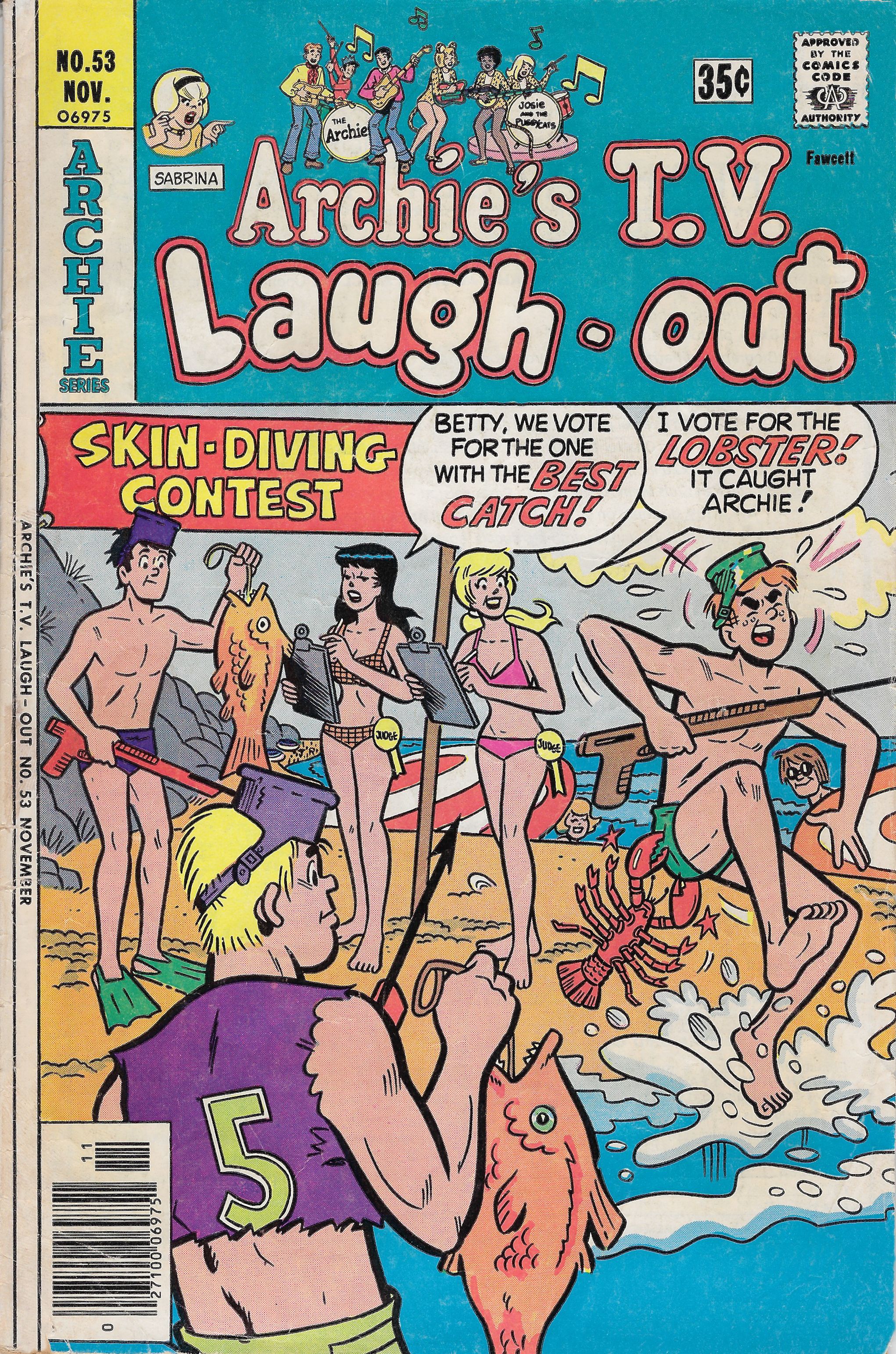Read online Archie's TV Laugh-Out comic -  Issue #53 - 1