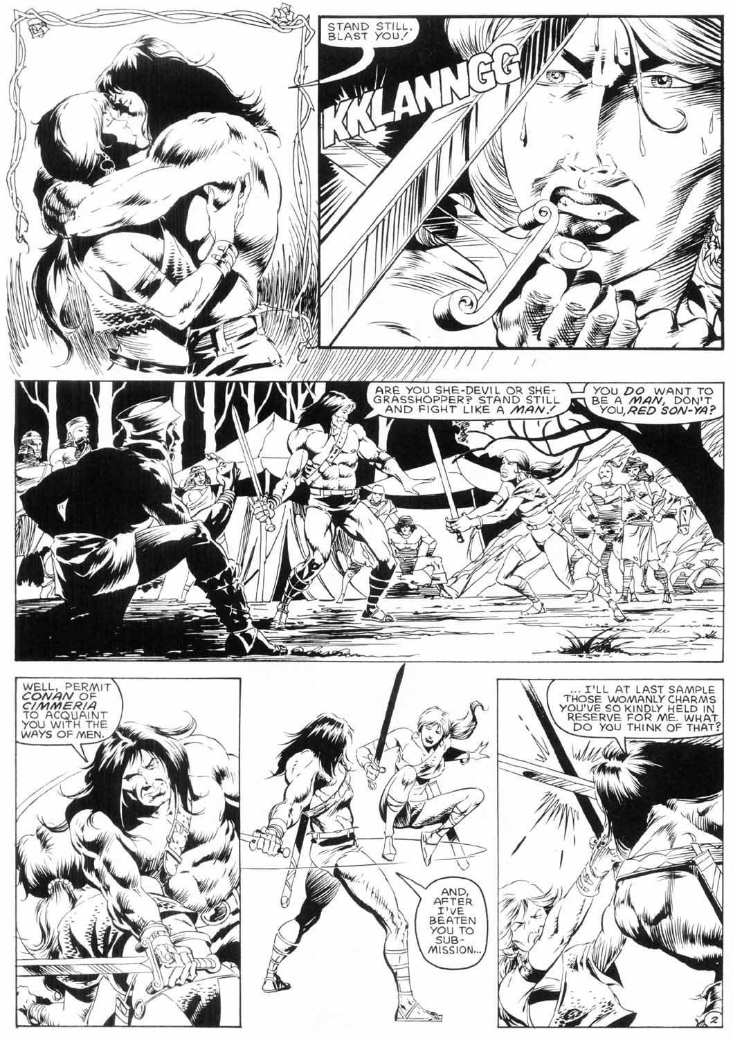 Read online The Savage Sword Of Conan comic -  Issue #153 - 54