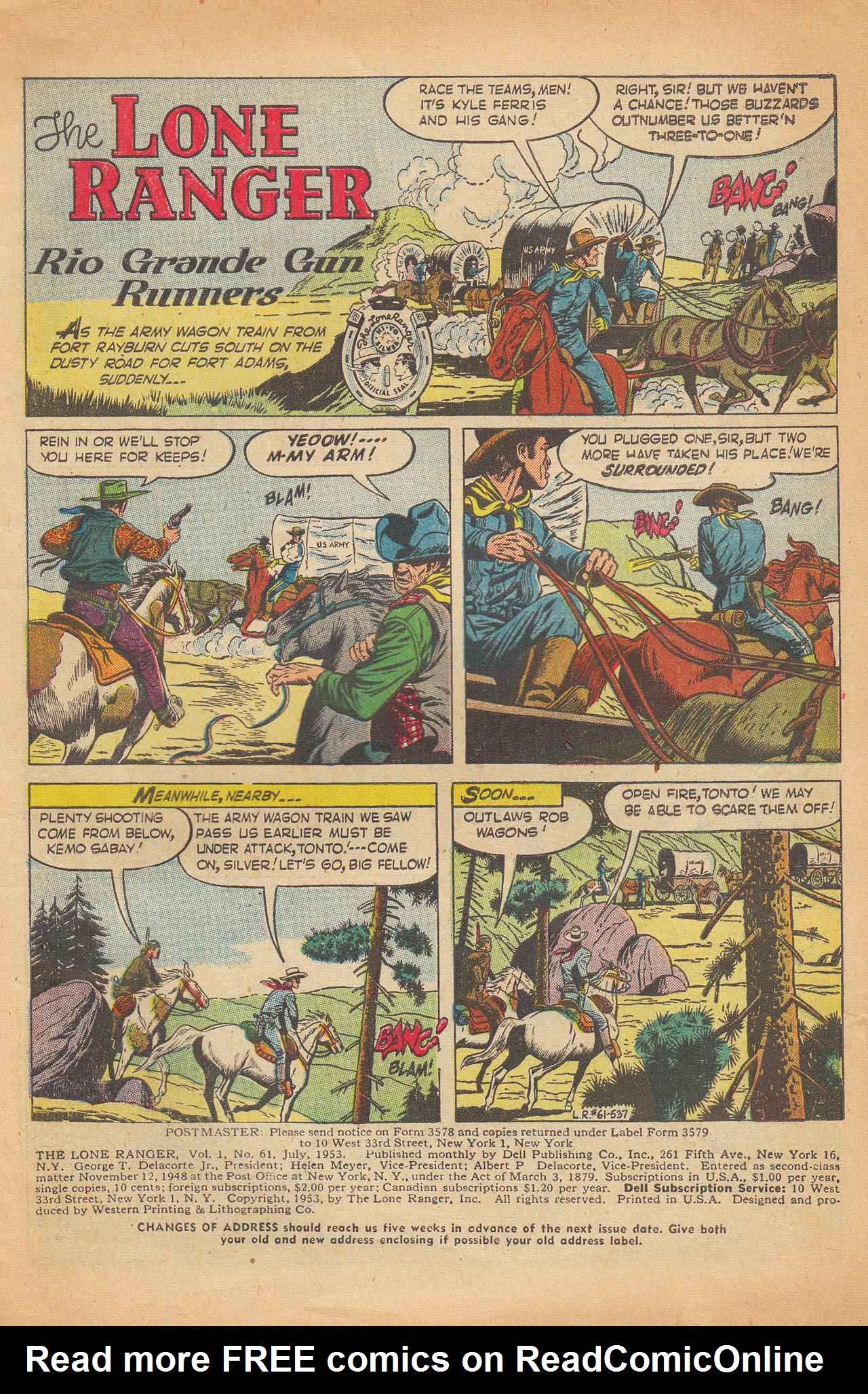 Read online The Lone Ranger (1948) comic -  Issue #61 - 3