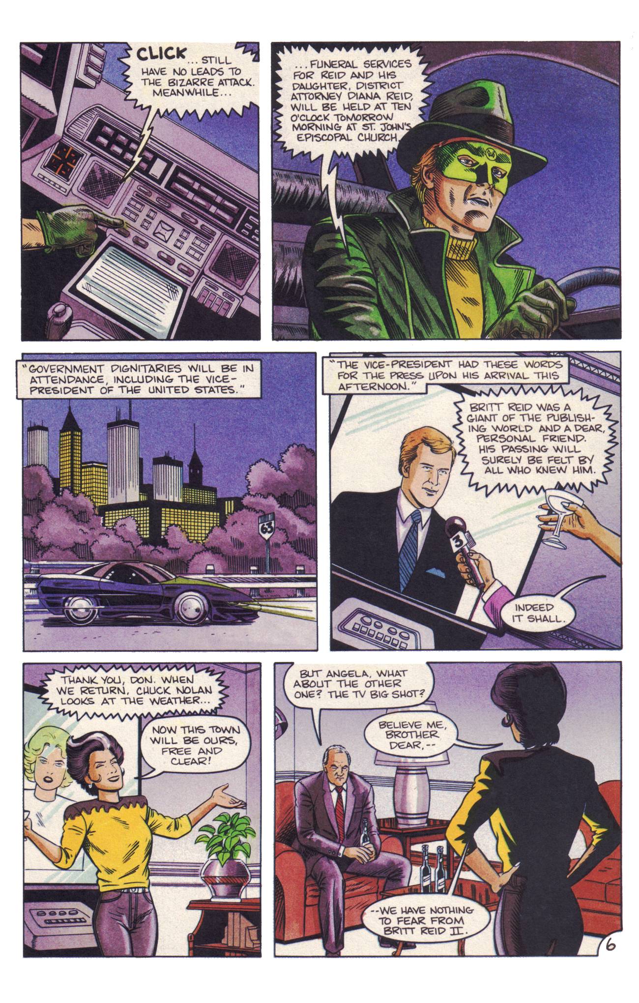 Read online The Green Hornet (1989) comic -  Issue #6 - 8