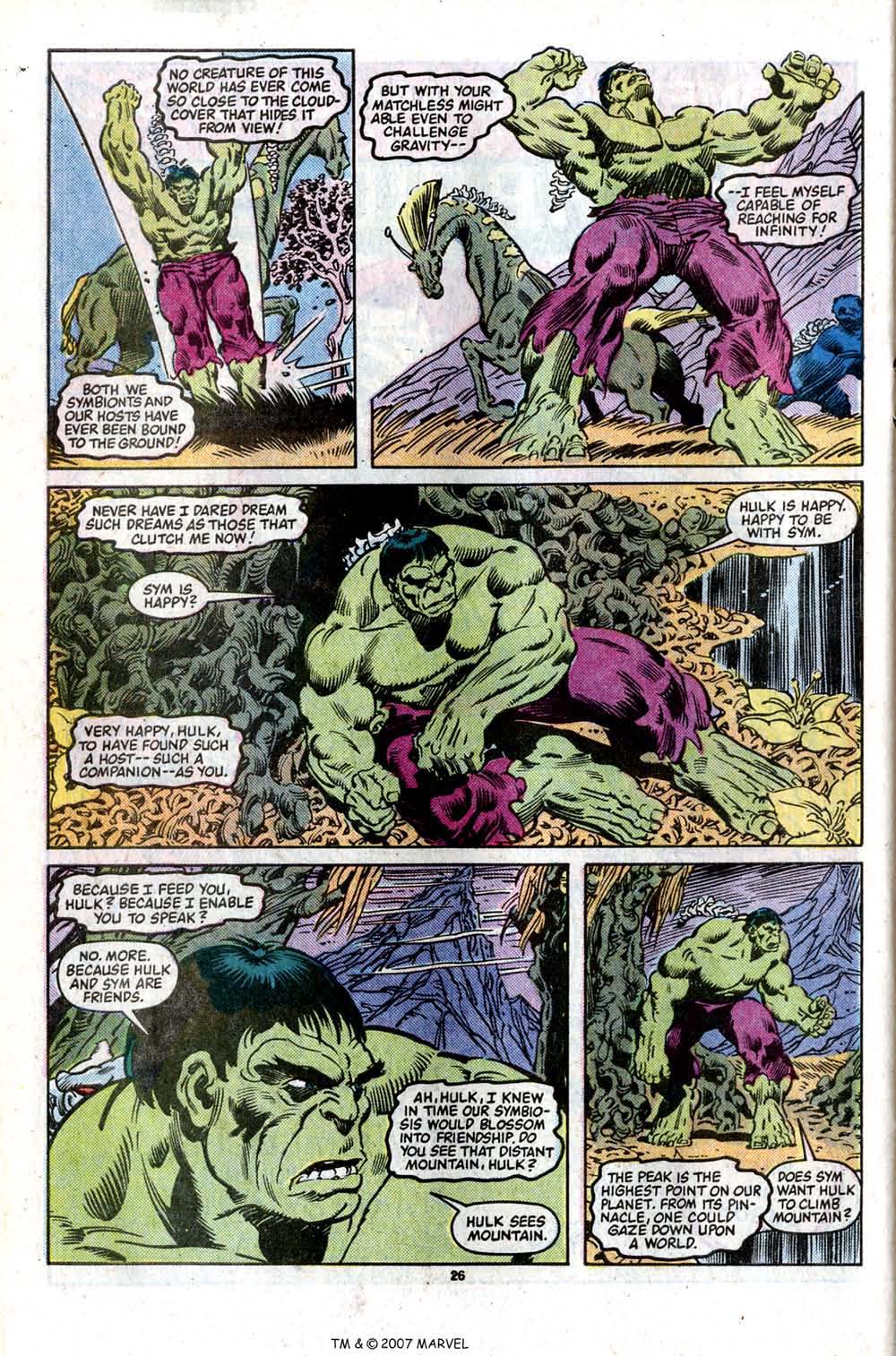 Read online The Incredible Hulk (1968) comic -  Issue # _Annual 1984 - 34