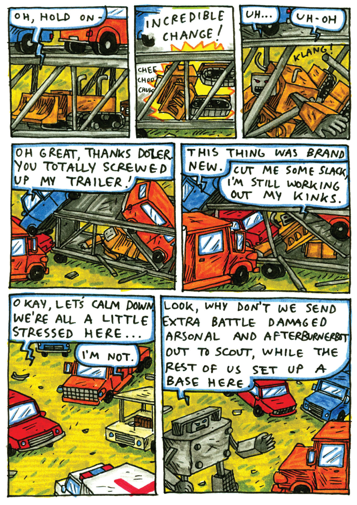 Read online Incredible Change-Bots comic -  Issue # TPB 2 - 56