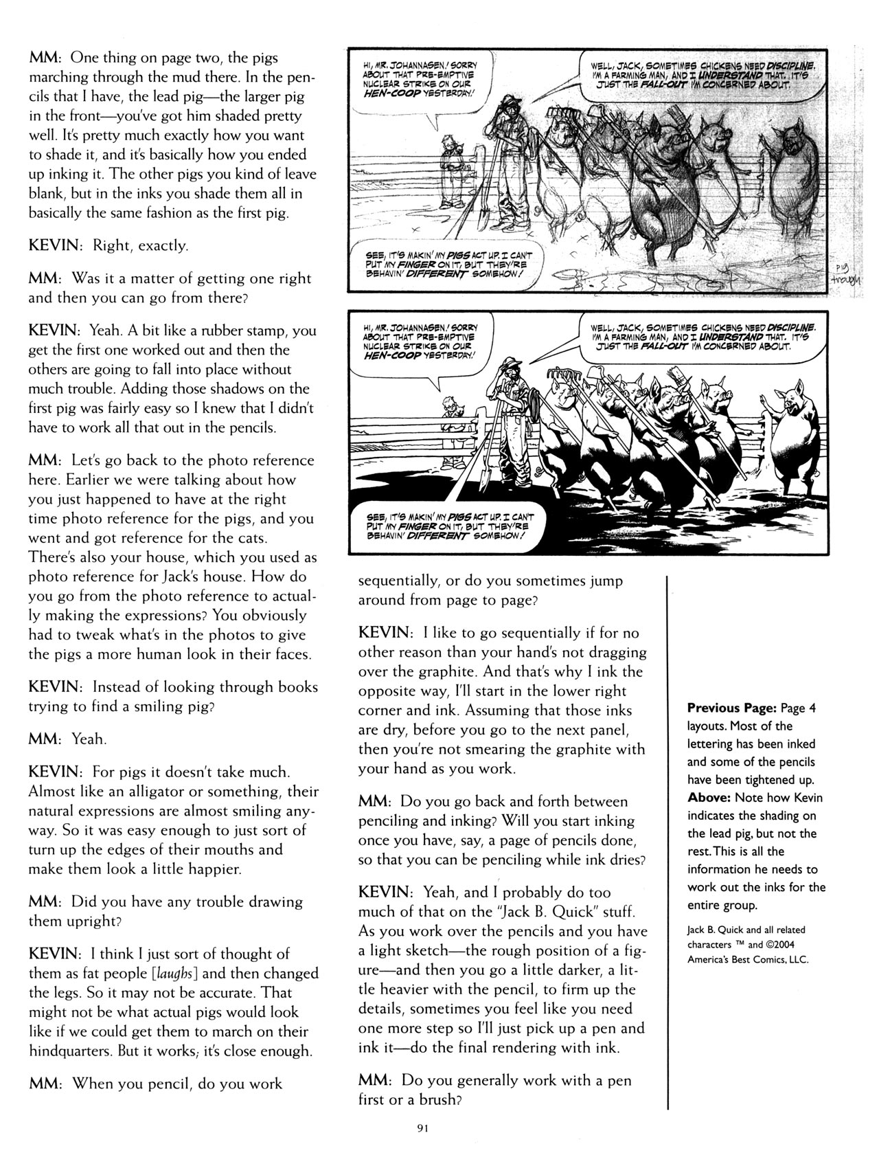 Read online Modern Masters comic -  Issue #4 - 92