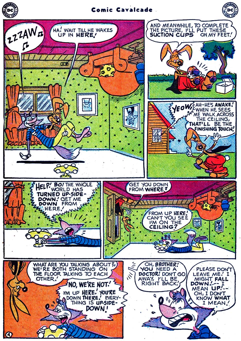 Read online Comic Cavalcade comic -  Issue #53 - 58