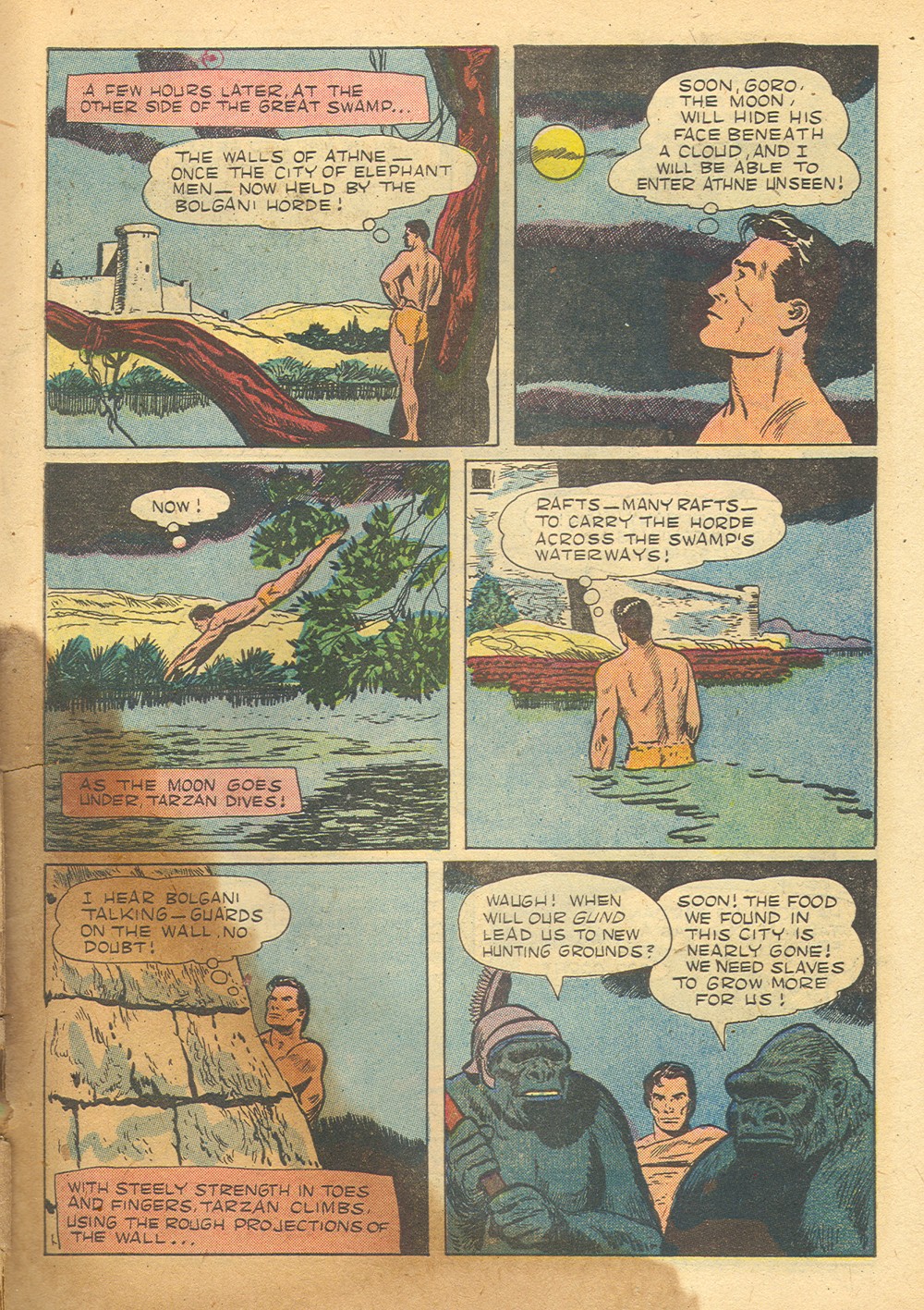 Read online Tarzan (1948) comic -  Issue #54 - 35