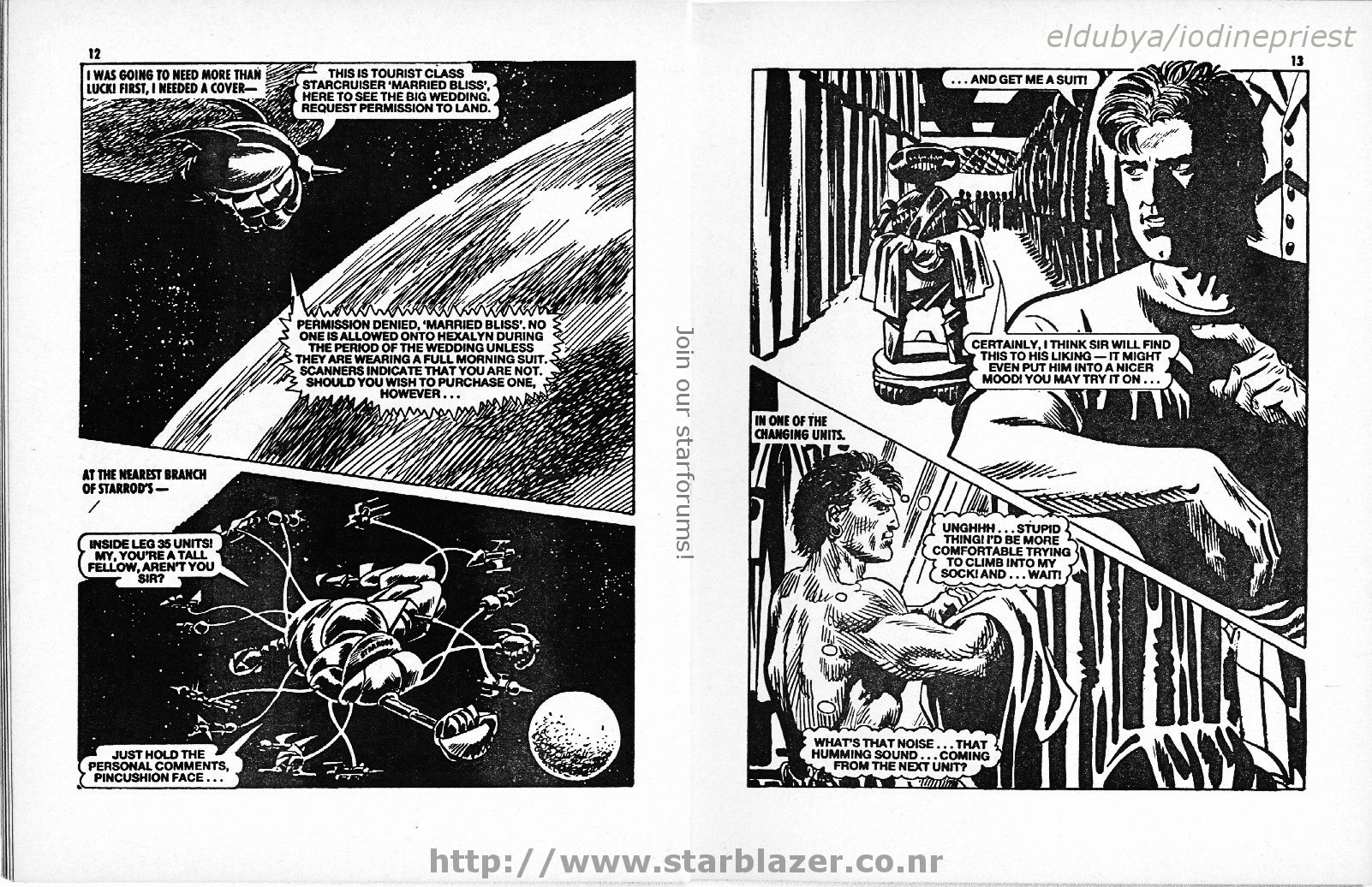 Read online Starblazer comic -  Issue #205 - 8