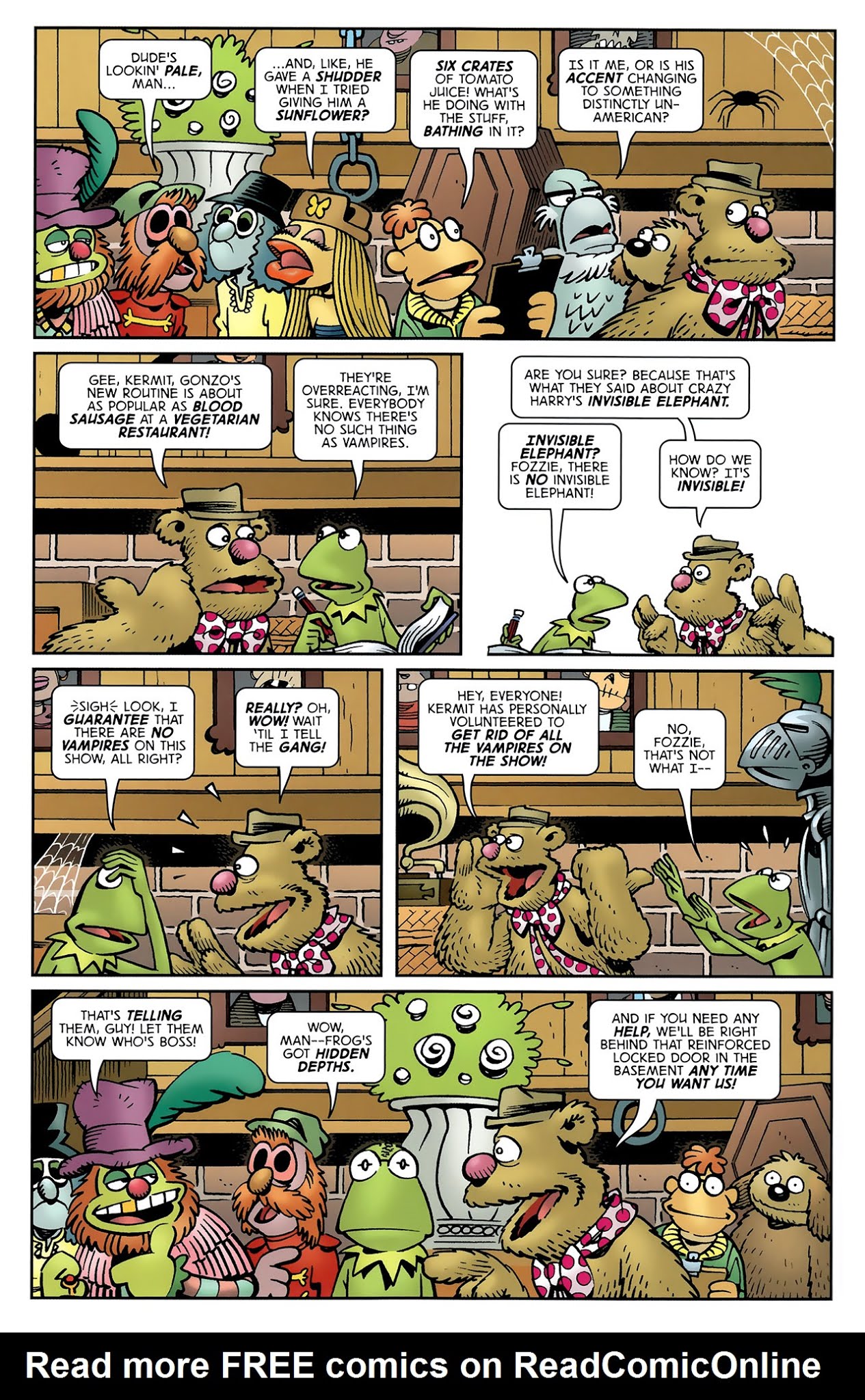 Read online The Muppet Show: The Comic Book comic -  Issue #8 - 12