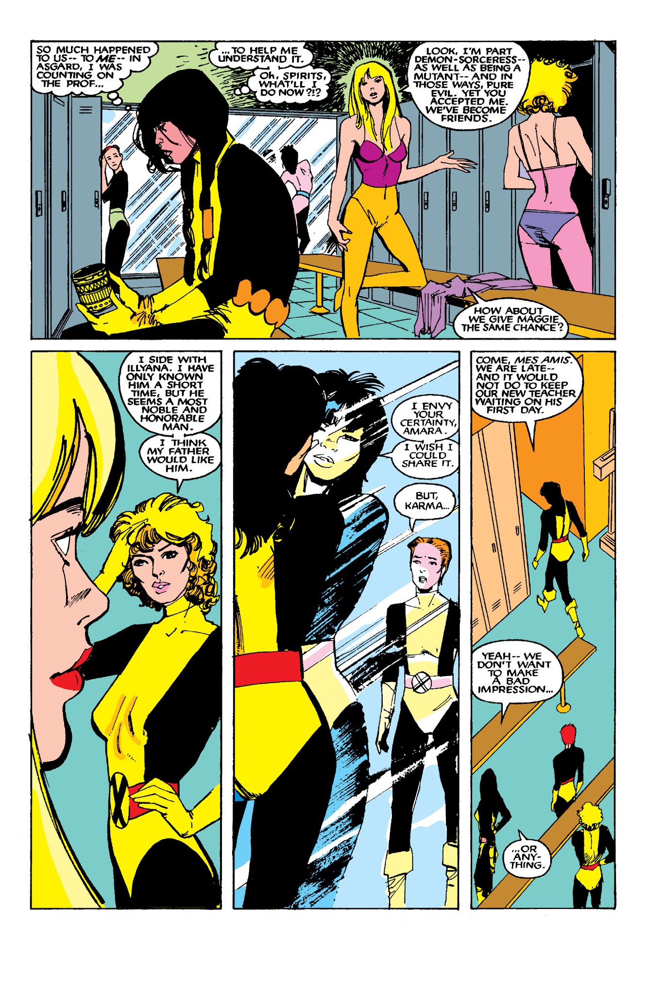 Read online New Mutants Classic comic -  Issue # TPB 5 - 124