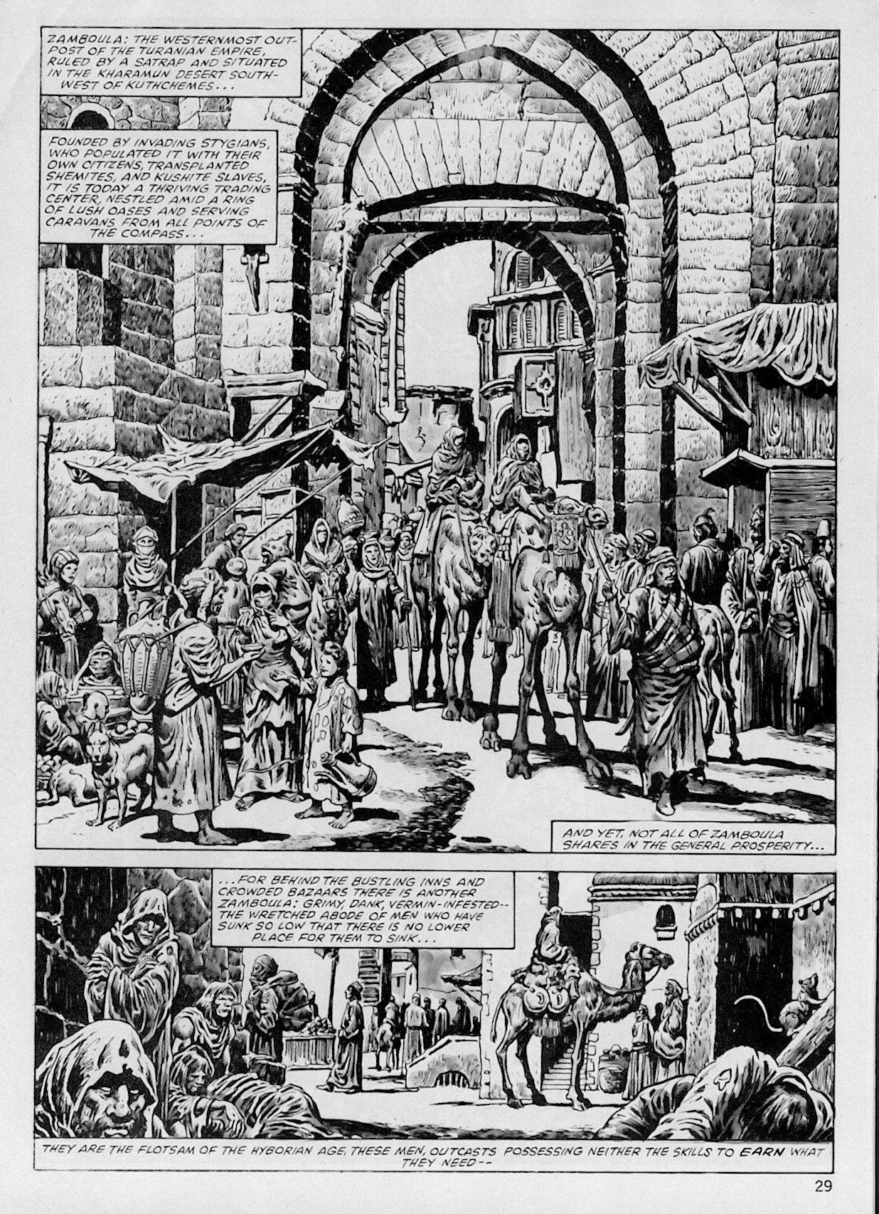 Read online The Savage Sword Of Conan comic -  Issue #102 - 29
