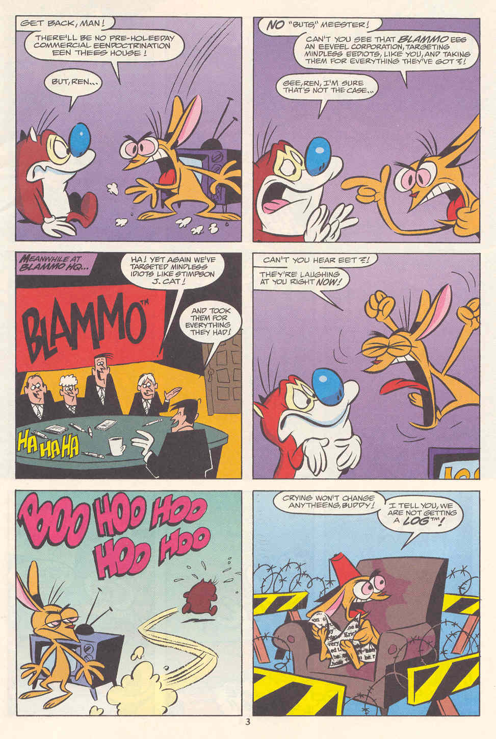 Read online The Ren & Stimpy Show comic -  Issue #3 - 4