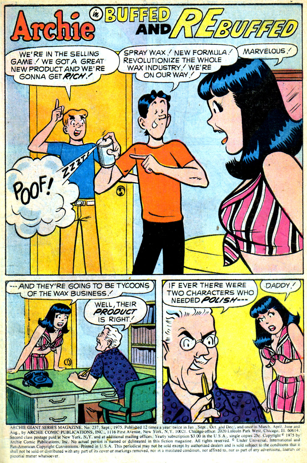 Read online Archie Giant Series Magazine comic -  Issue #237 - 2