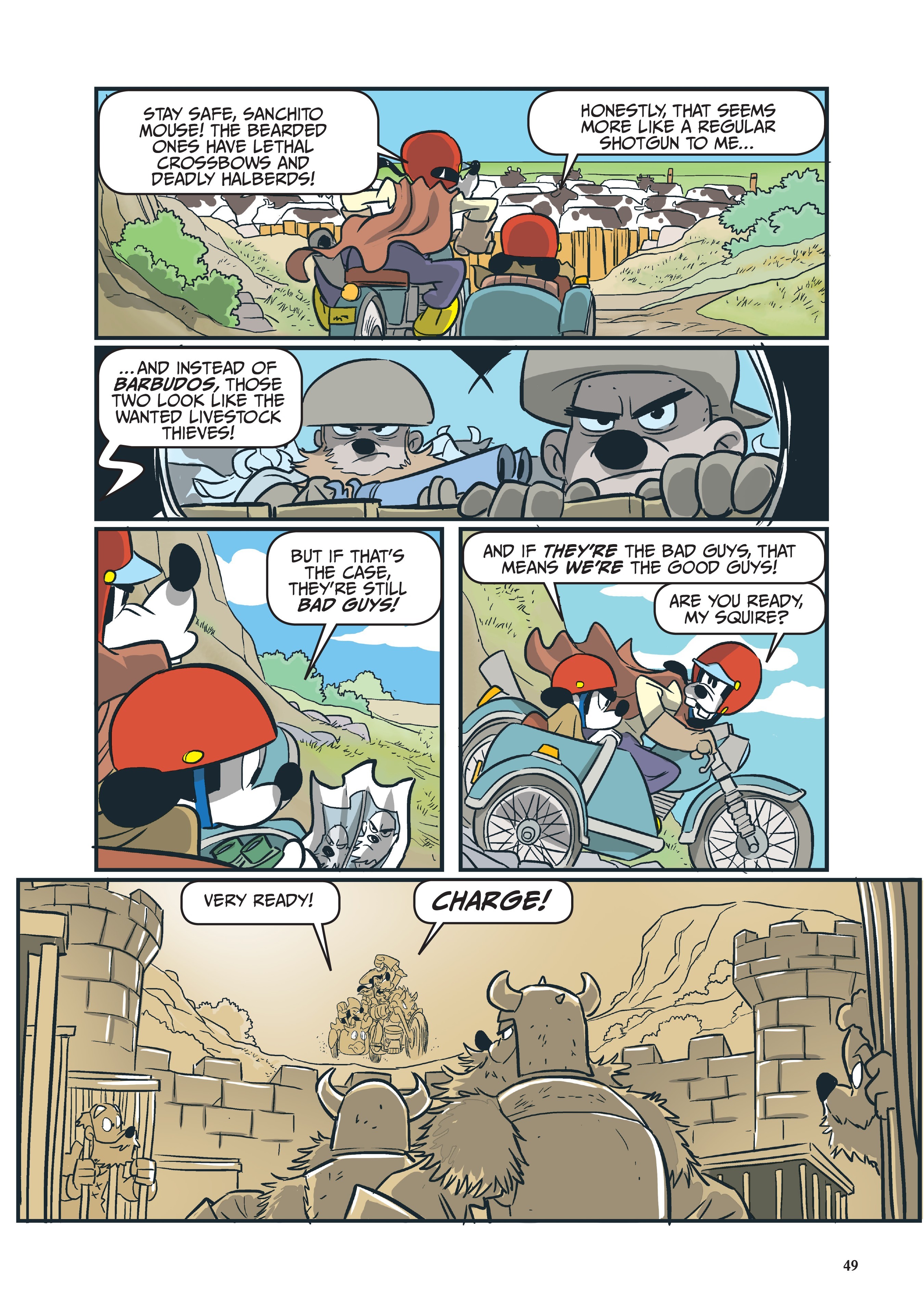 Read online Disney Don Quixote, Starring Goofy and Mickey Mouse comic -  Issue # TPB - 50