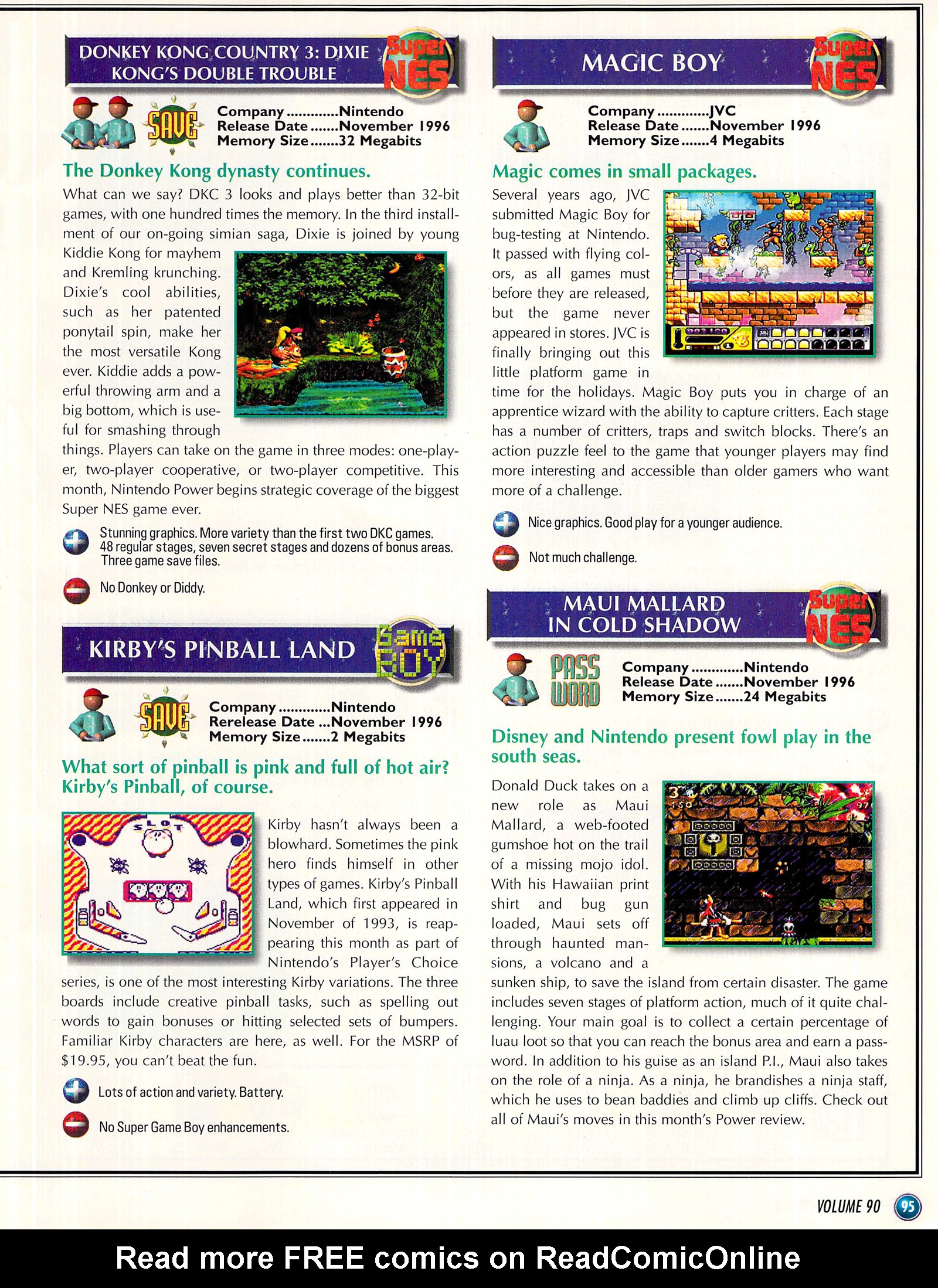 Read online Nintendo Power comic -  Issue #90 - 95
