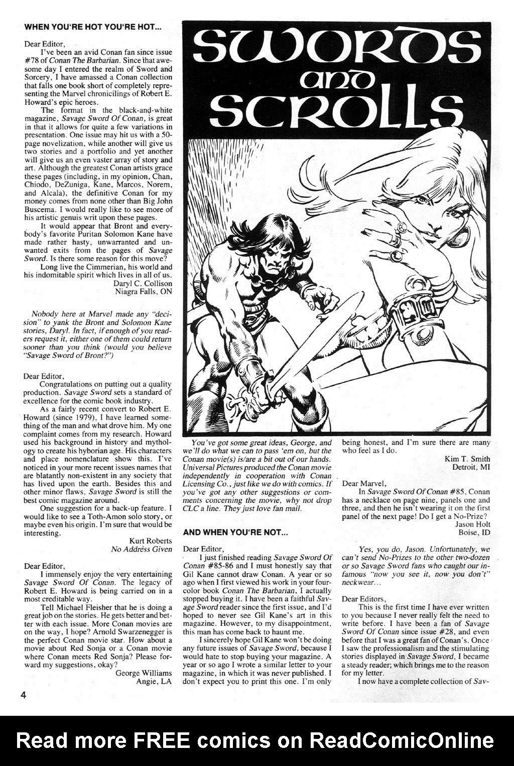 Read online The Savage Sword Of Conan comic -  Issue #89 - 4