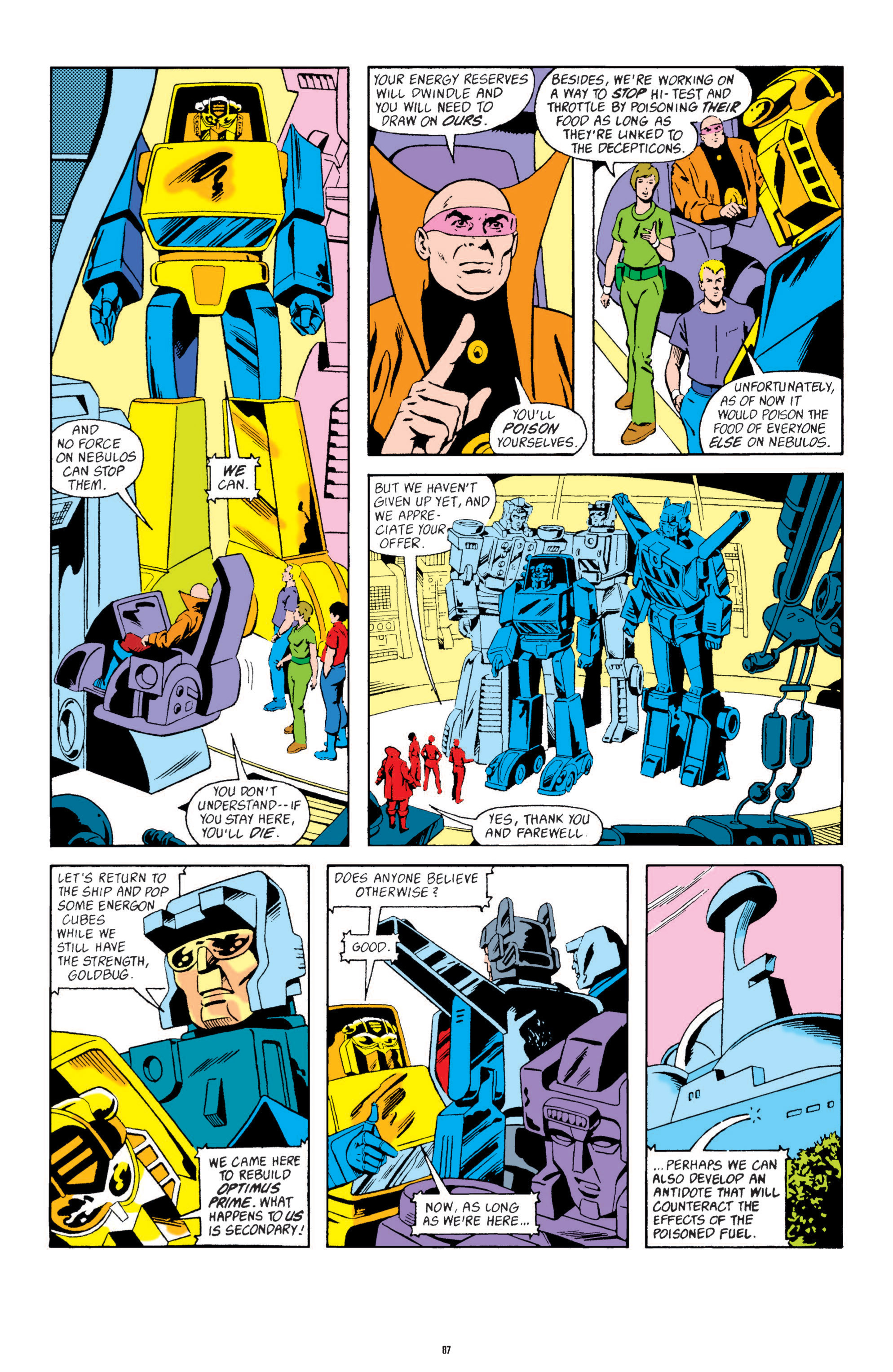 Read online The Transformers Classics comic -  Issue # TPB 4 - 88