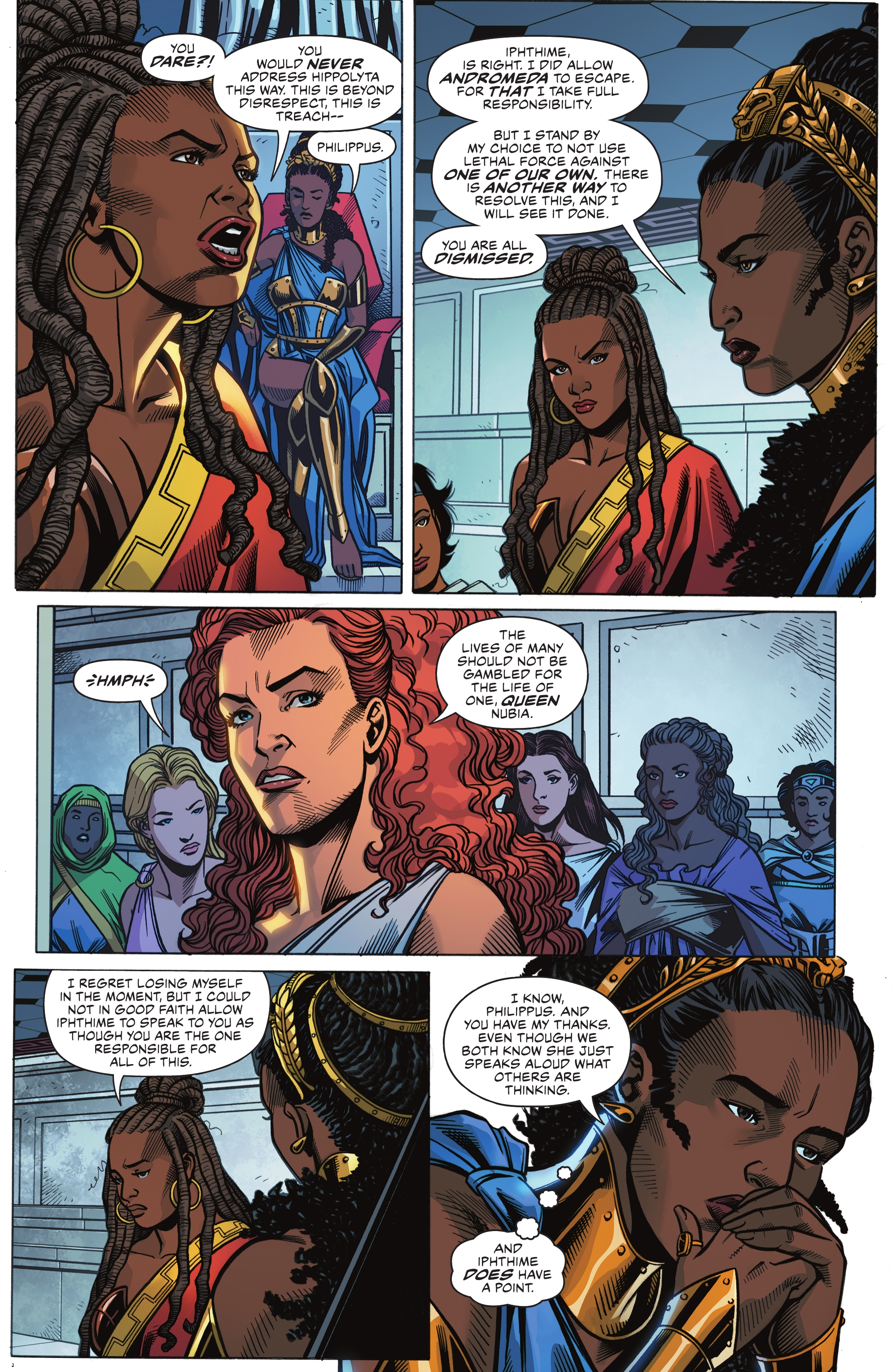 Read online Nubia & the Amazons comic -  Issue #4 - 5
