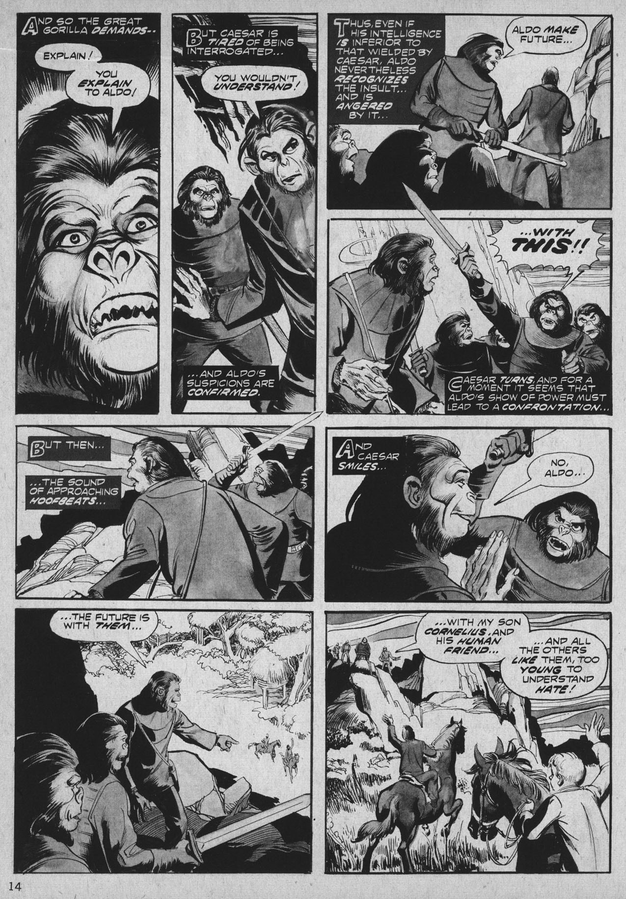 Read online Planet of the Apes comic -  Issue #25 - 14