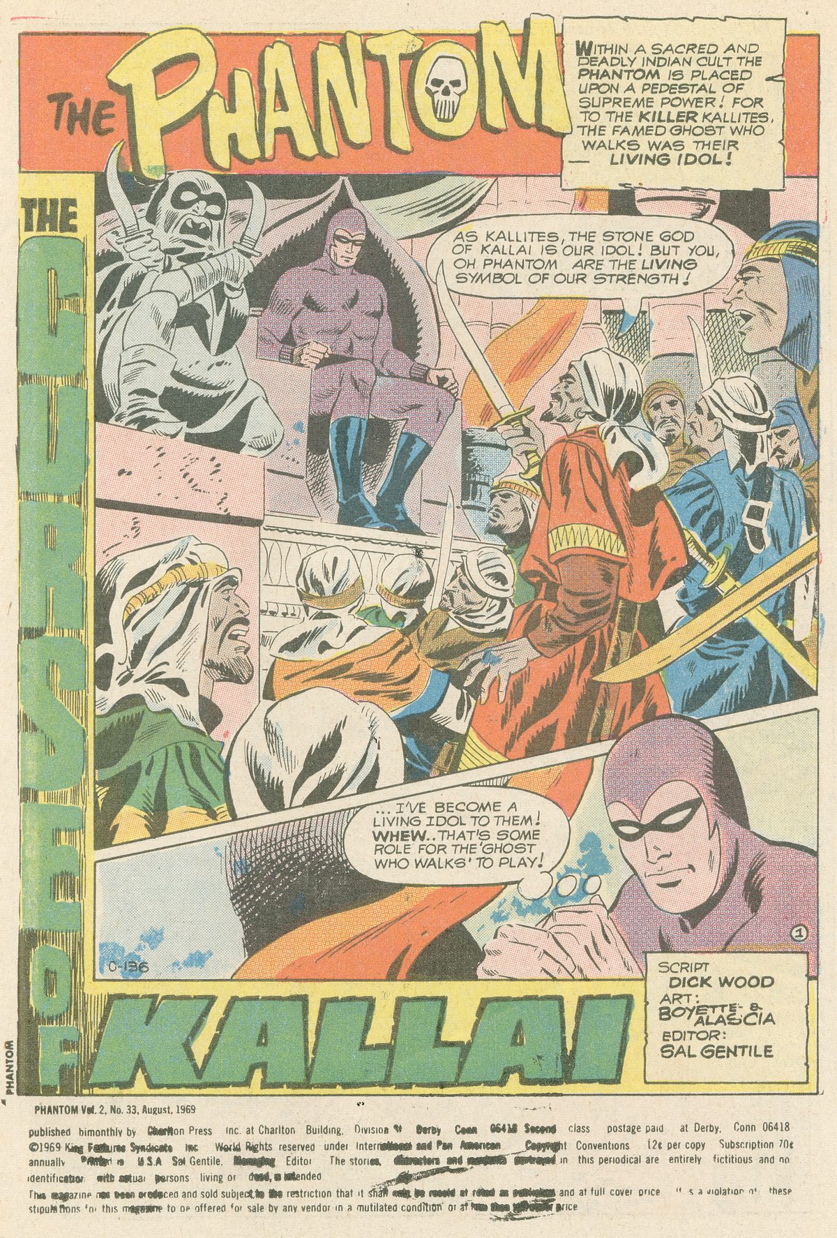 Read online The Phantom (1969) comic -  Issue #33 - 2