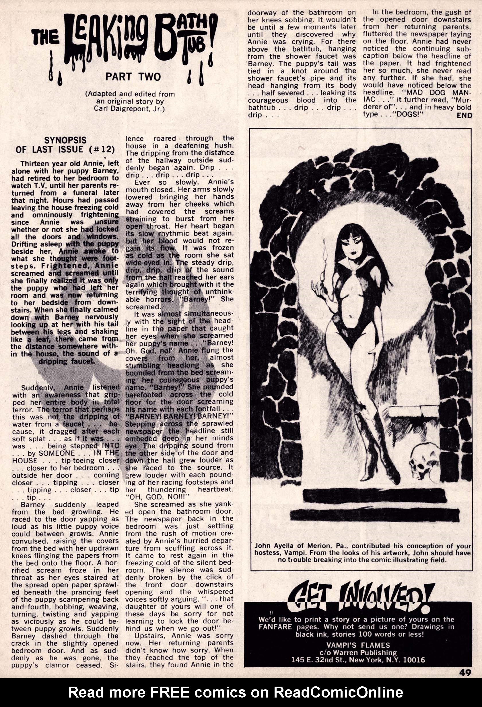 Read online Vampirella (1969) comic -  Issue #13 - 49