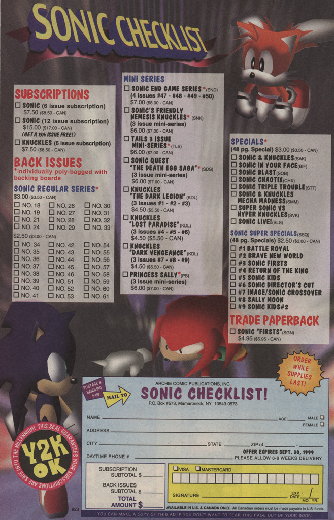 Read online Knuckles the Echidna comic -  Issue #28 - 34