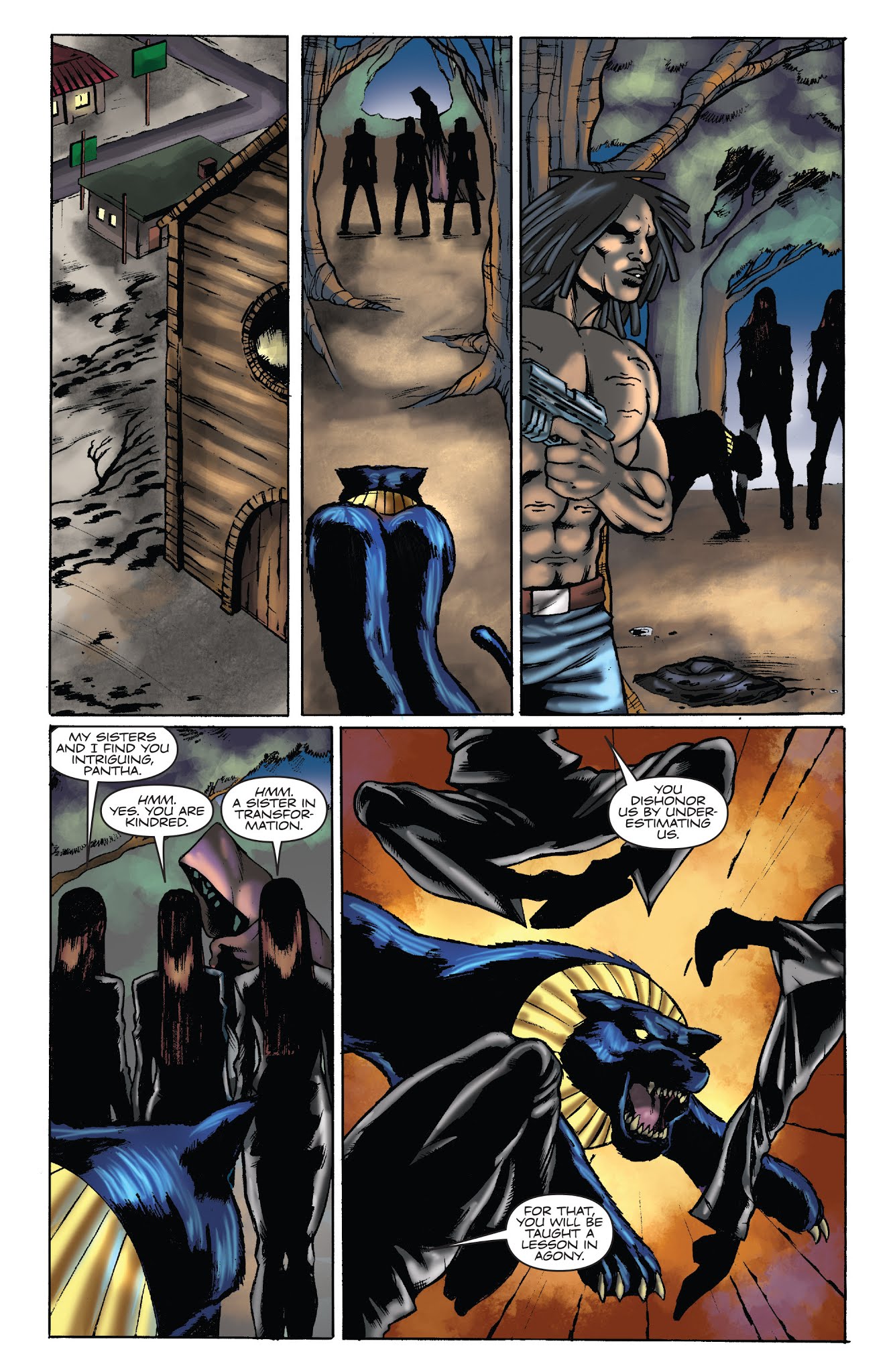 Read online Pantha comic -  Issue #5 - 16