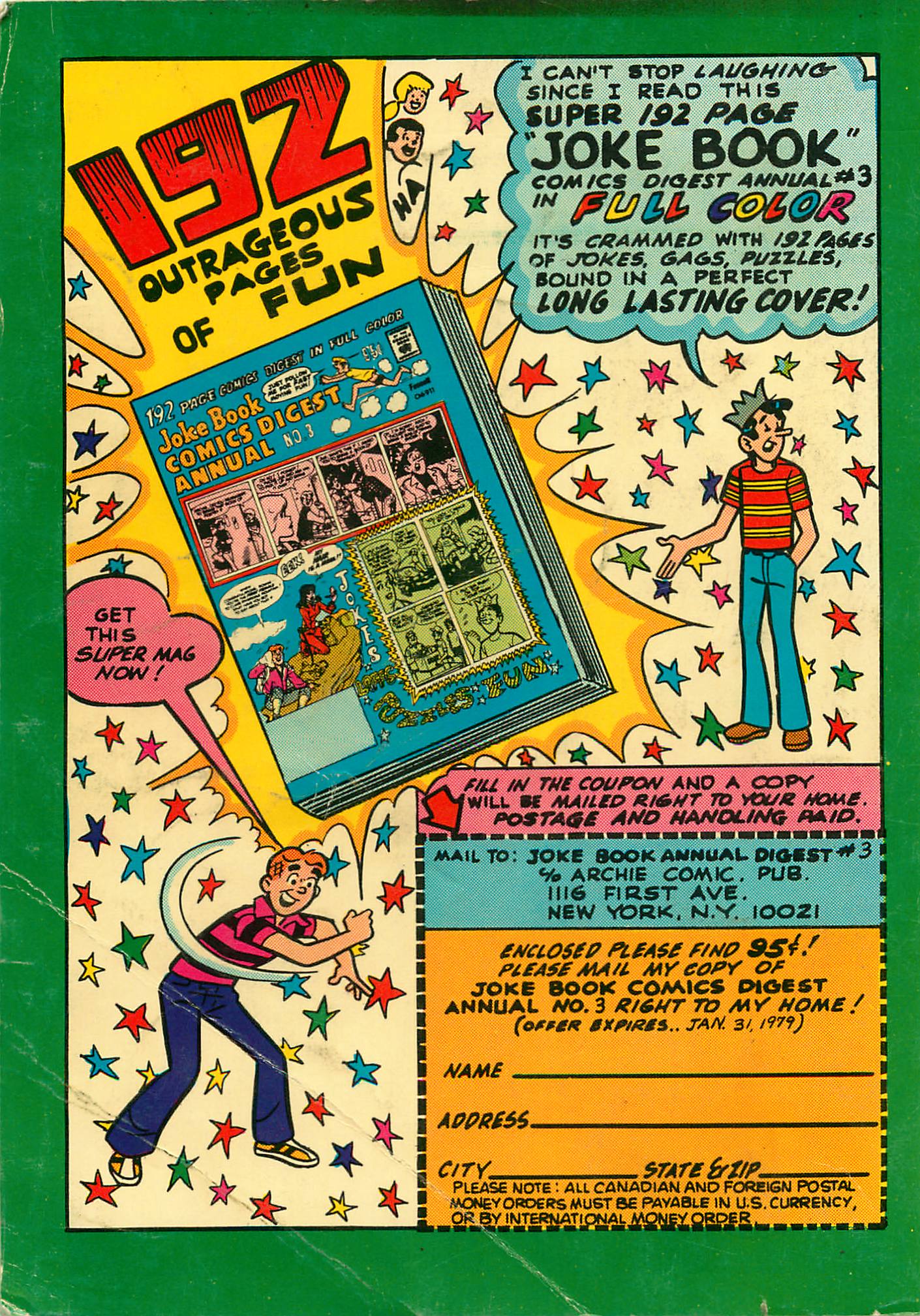 Read online Little Archie Comics Digest Magazine comic -  Issue #3 - 196