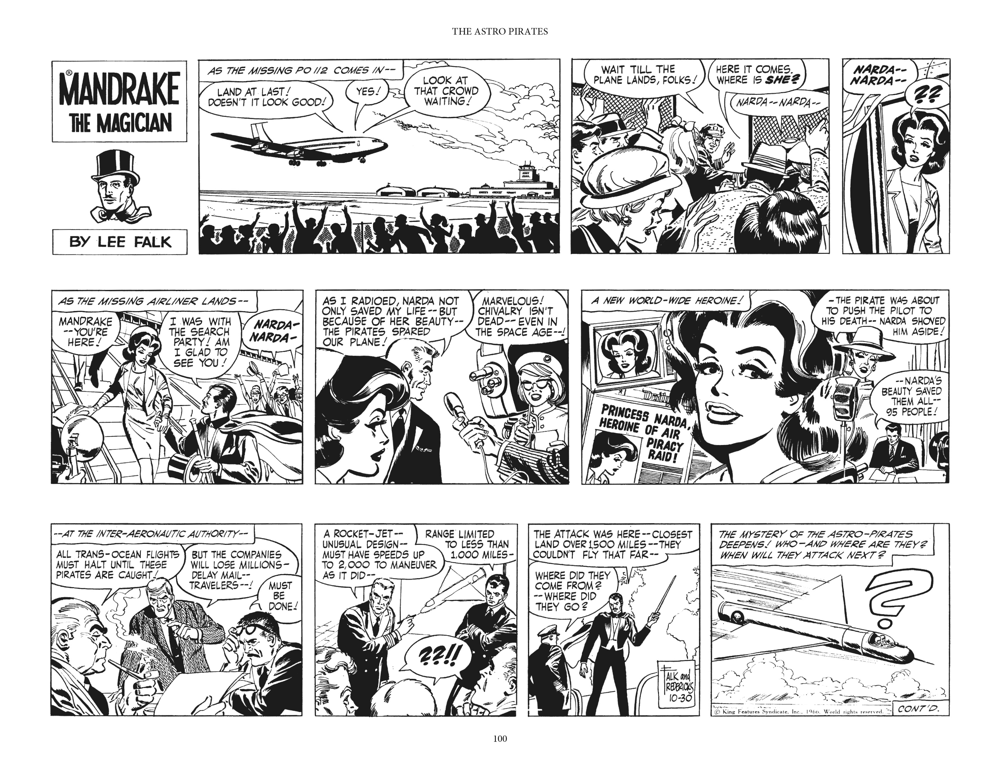 Read online Mandrake the Magician: The Fred Fredricks Sundays comic -  Issue # TPB (Part 2) - 1